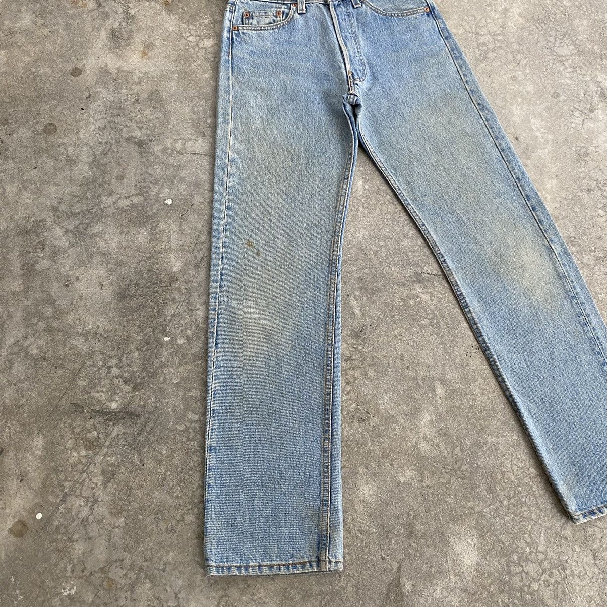 Levi's Vintage 1994 Levis 501 Light Blue Denim Jeans Size US 27 - 5 Thumbnail
