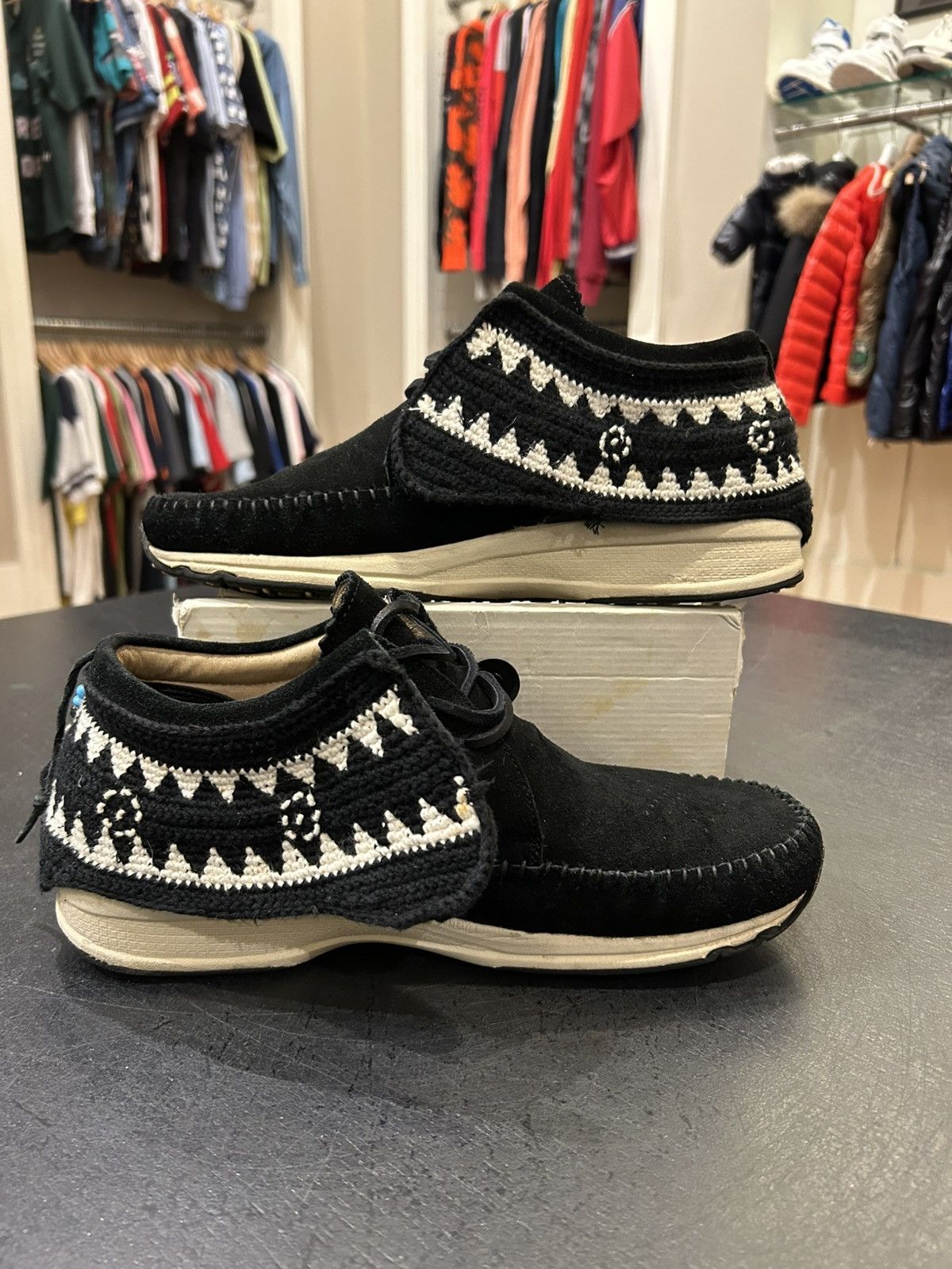 Visvim Visvim FBT Knit Suede Sneaker Size US 9 / EU 42 - 2 Thumbnail