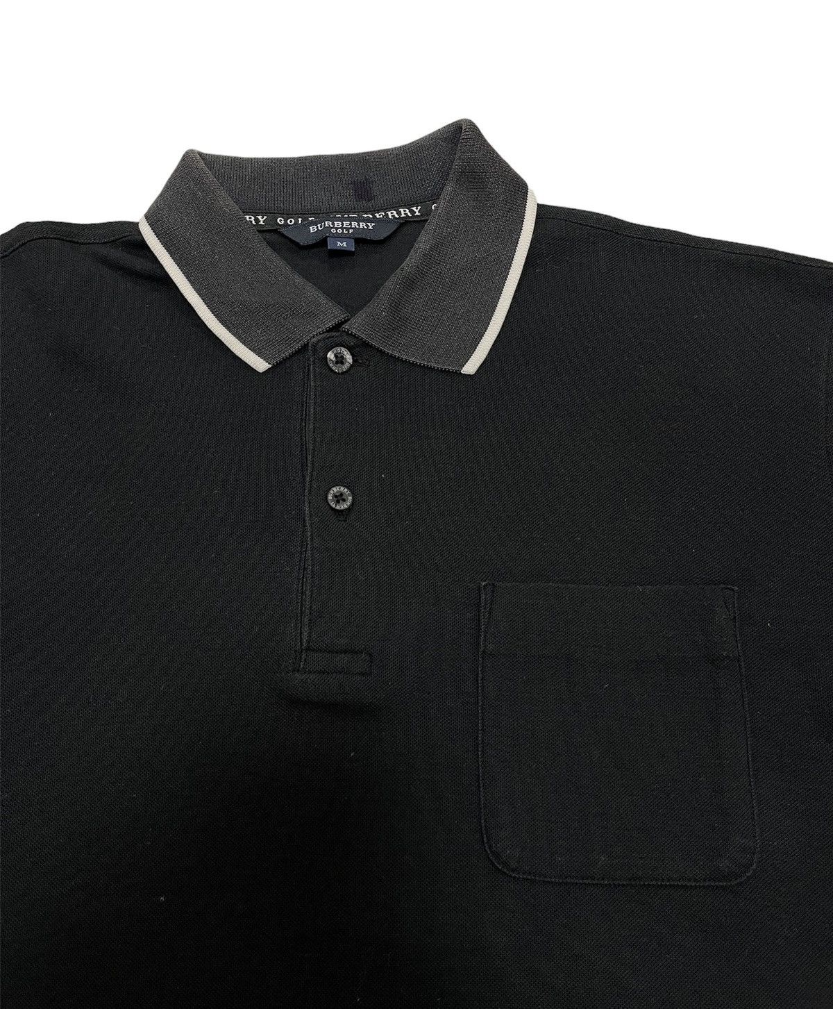Burberry Burberry Golf Single Pocket Half Button Vintage Tee Size US S / EU 44-46 / 1 - 2 Thumbnail