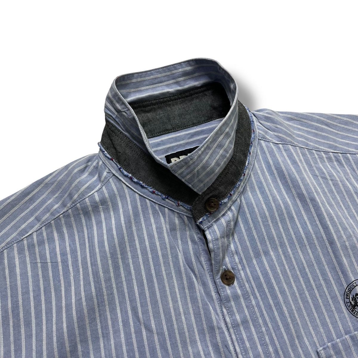 PPFM PPFM Reconstruct product striped button ups shirt Size US L / EU 52-54 / 3 - 7 Thumbnail