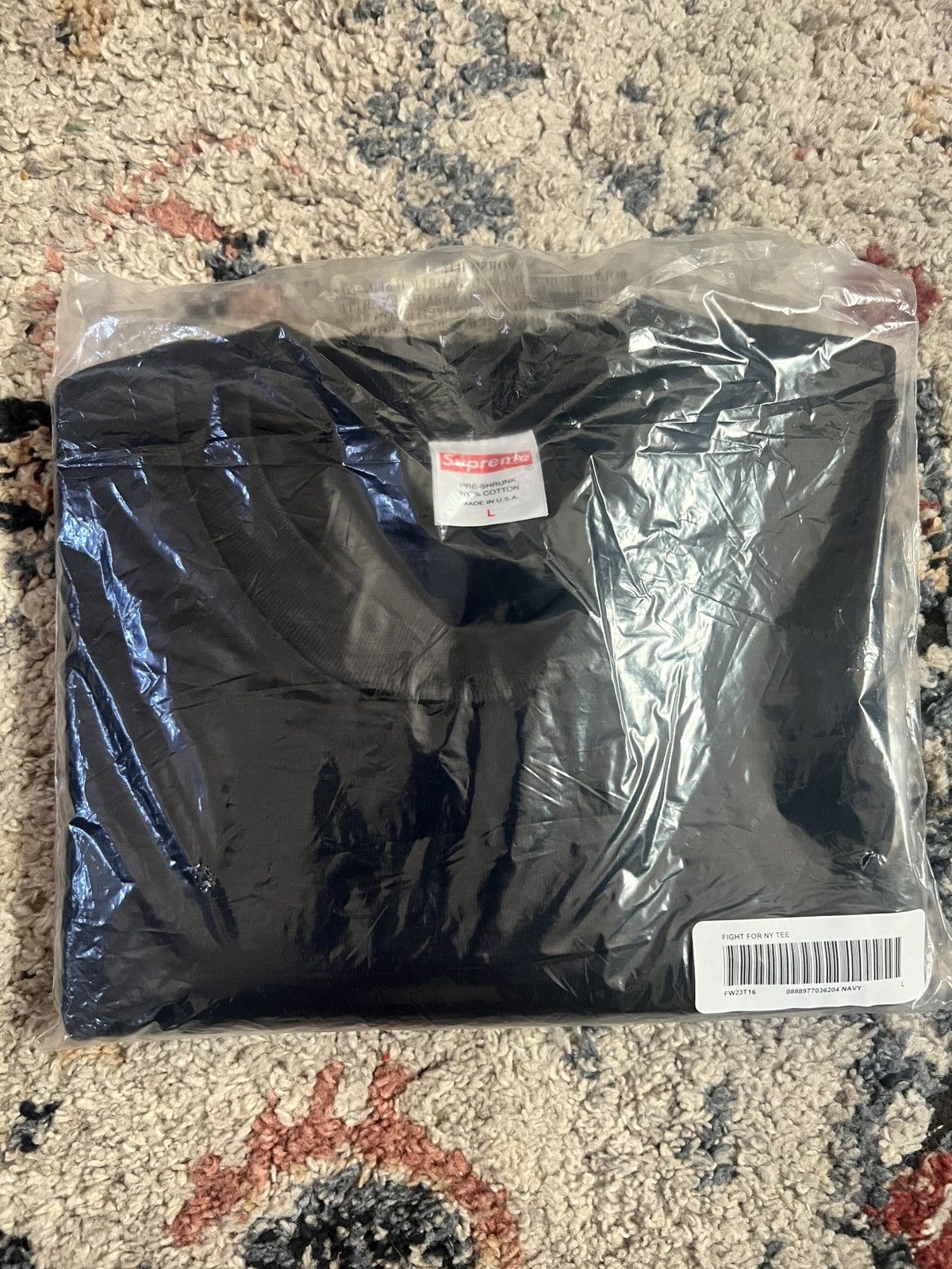 Supreme Fighter Tee Navy Men's - FW23 - US