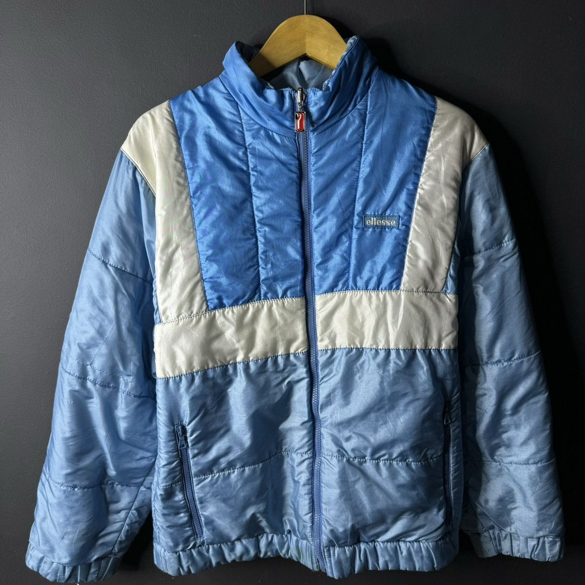 Ellesse Vintage Ellesse 80's Reversible Puffer Jacket Made in Italy Size US XS / EU 42 / 0 - 1 Thumbnail