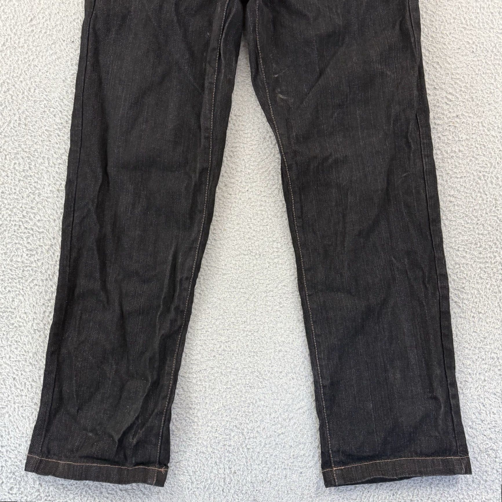 Denime VINTAGE Lot 29 Jeans Men 34x34 Black Wide Leg Looney Tunes Baggy Denim Skate Jeans Lot 29 Mens 34x34 Black Wide Leg Cartoon Style 90s Mens Size US 34 / EU 50 - 3 Thumbnail
