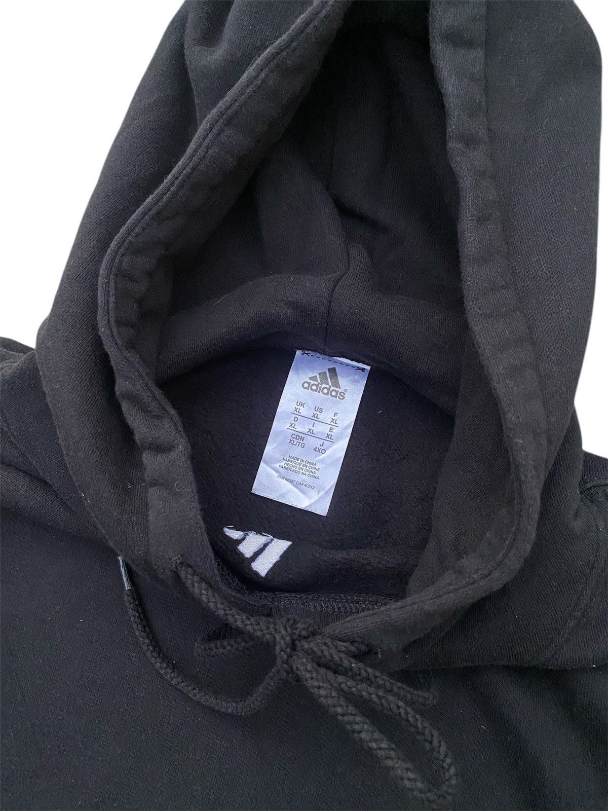 Adidas Adidas Center Logo Hoodie Size US XL / EU 56 / 4 - 5 Thumbnail