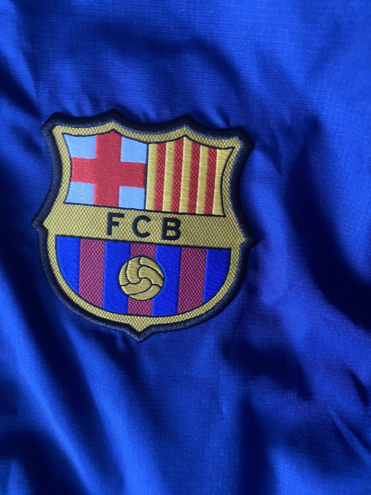 Nike Nike x Barcelona puffer jacket navt blue storm fit Size US XXL / EU 58 / 5 - 5 Thumbnail