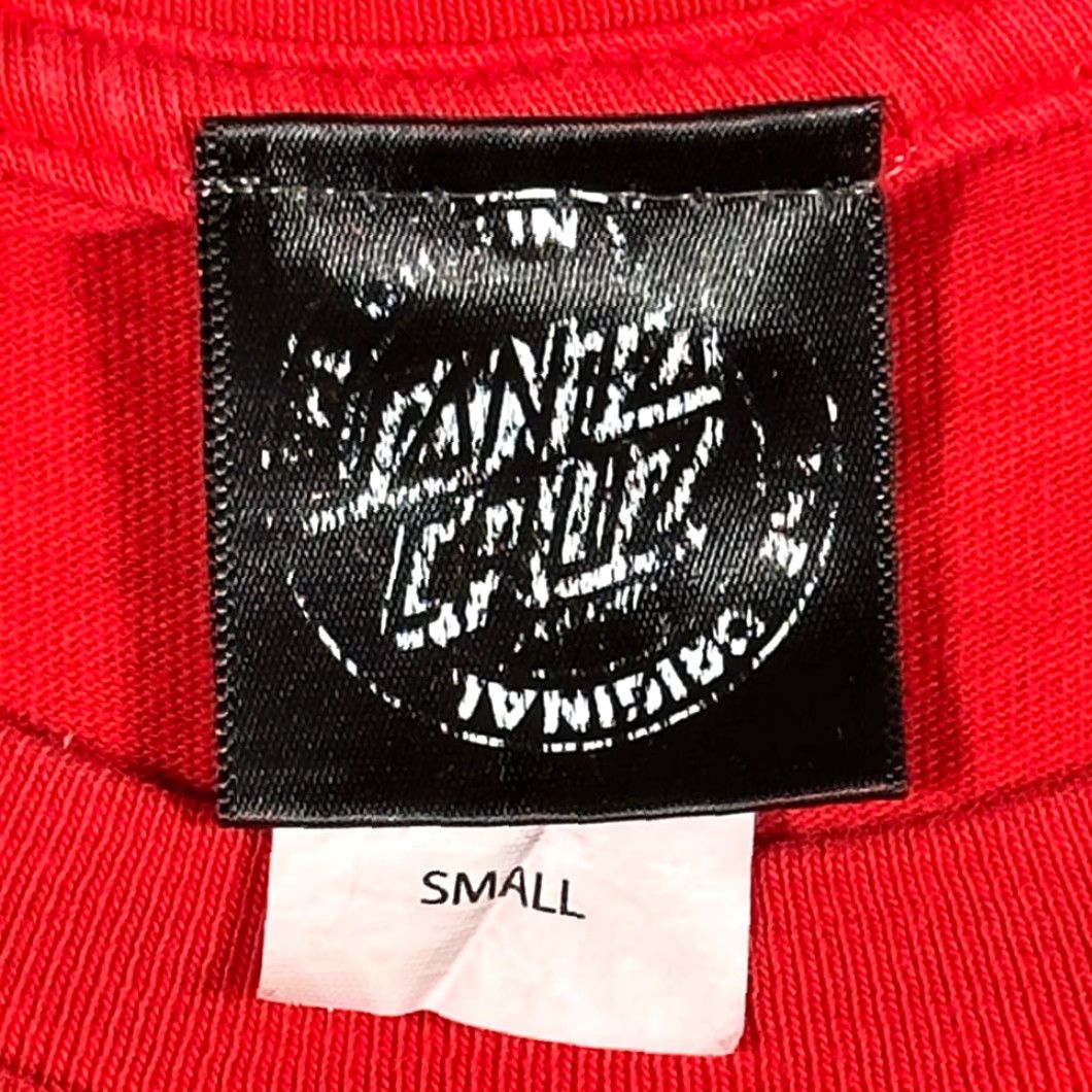 Vintage Santa Cruz Shirt Adult SMALL Red Two Tone Skateboards Logo Skater Size US S / EU 44-46 / 1 - 5 Thumbnail