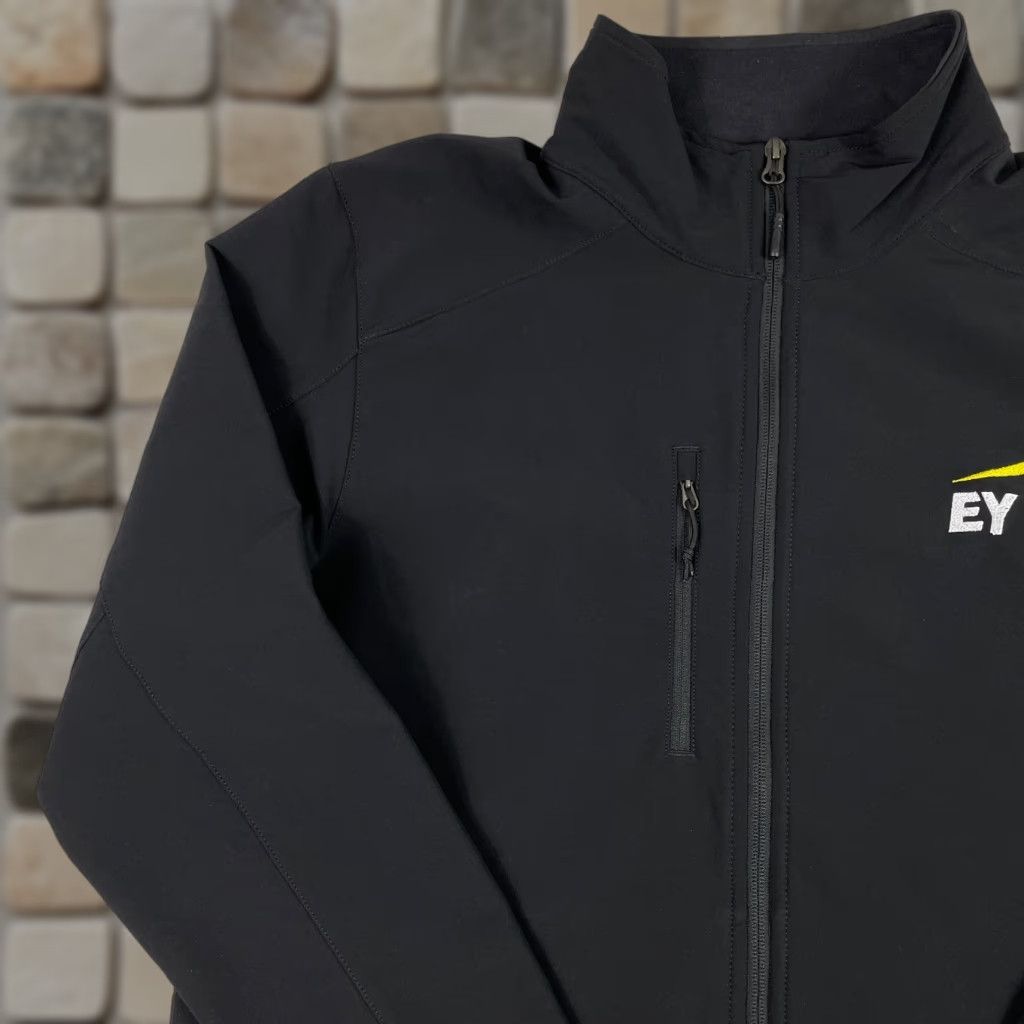 The North Face The North Face Windwall Jacket Mens L Black Full Zip Tech Stretch Softshell Wind-Resistant Size US L / EU 52-54 / 3 - 1 Thumbnail
