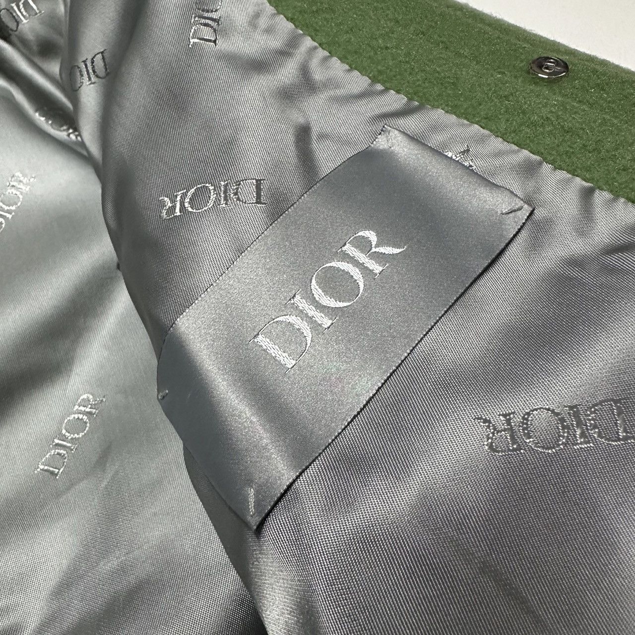 DENIM TEARS × Dior Prada mens L large leather re-nylon black varsity jacket Size US S / EU 44-46 / 1 - 15 Thumbnail