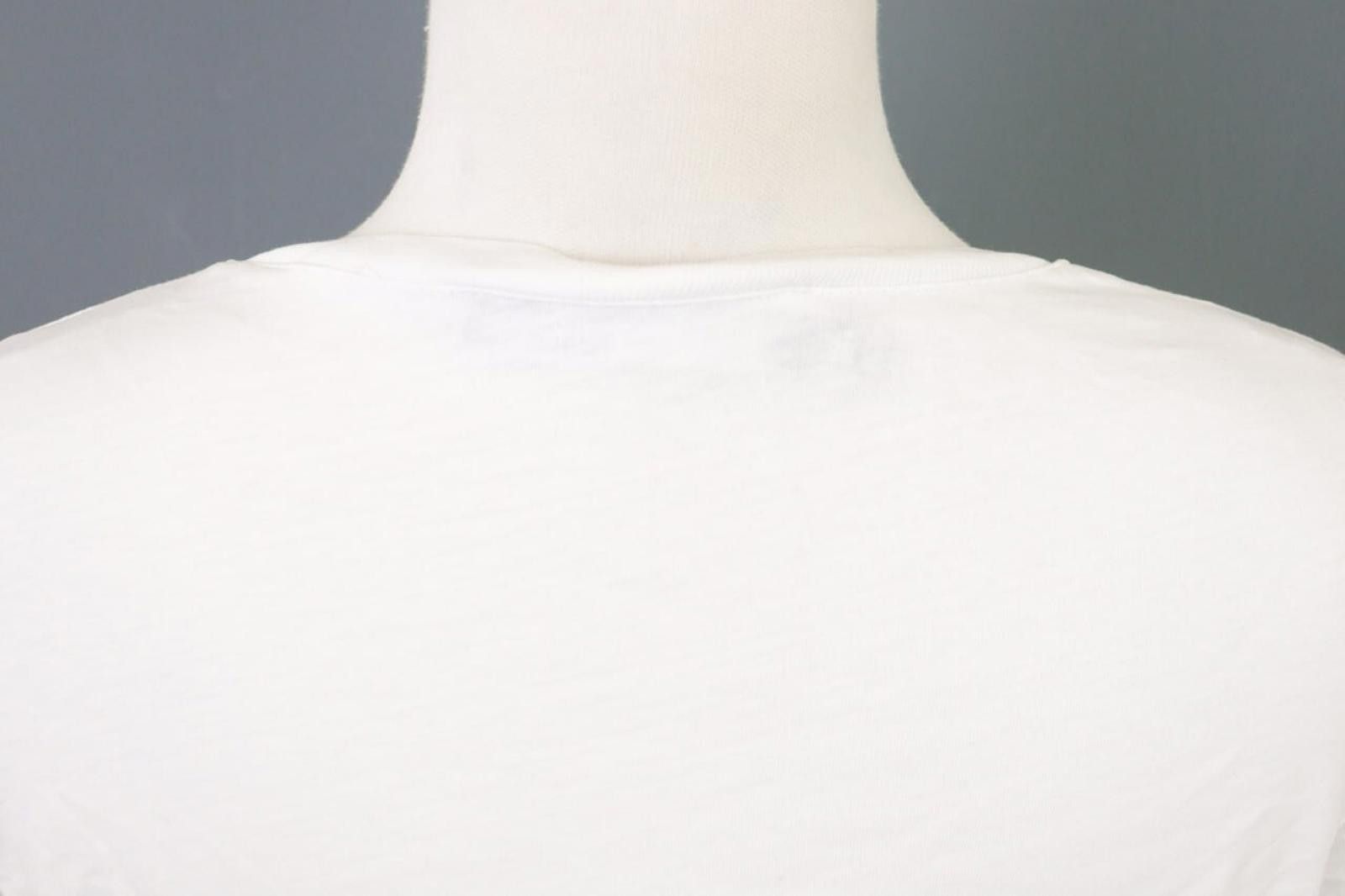 Moschino Love Moschino White Big Logo Top T-Shirt Size USA 6 / I 42 Size XS / US 0-2 / IT 36-38 - 9 Thumbnail