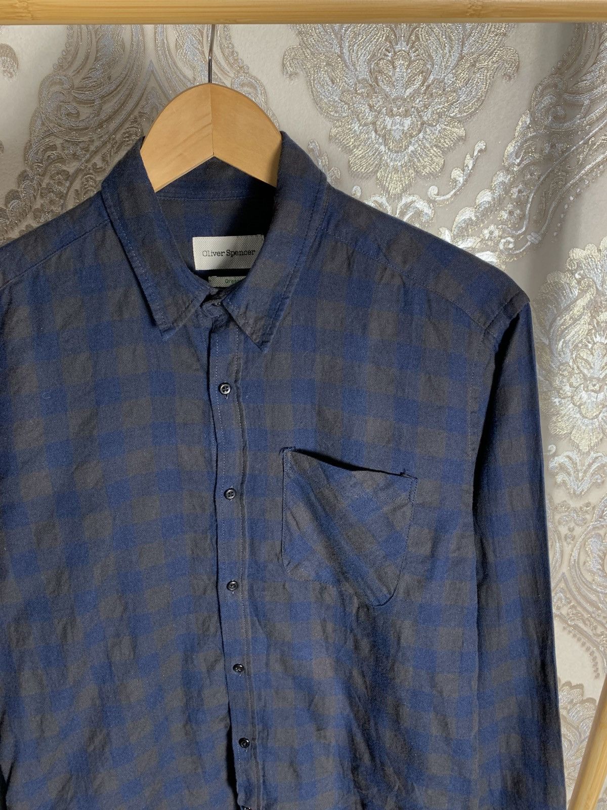 Oliver Spencer VINTAGE OLIVER SPENCER FLANNEL DESIGNER CASUAL SHIRT Y2K 90s Size US M / EU 48-50 / 2 - 2 Thumbnail