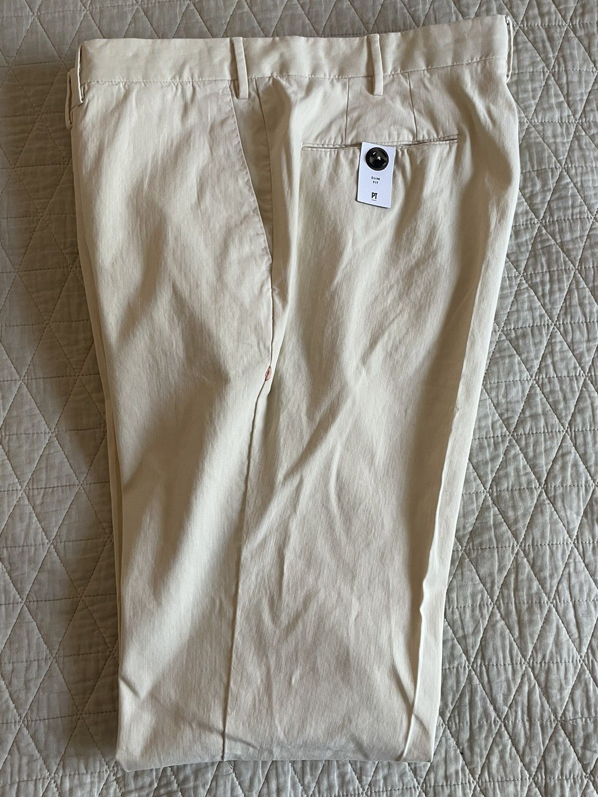 PT Torino Stretch Cotton-Cashmere Trouser Size US 40 / EU 56 - 1 Thumbnail