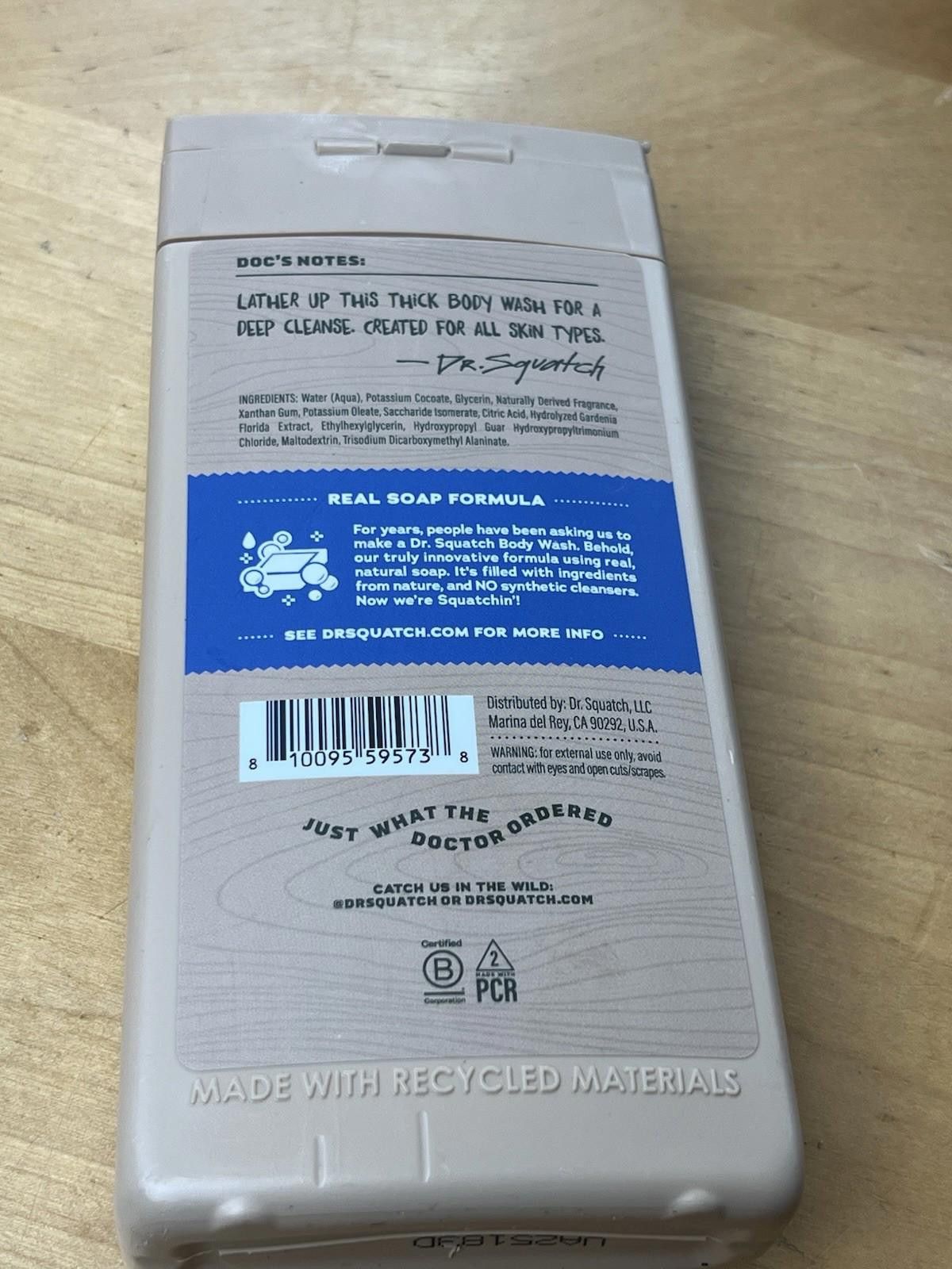Other DR. SQUATCH Men Natural Non Exfoliating Body Wash 14 fl oz Size ONE SIZE - 9 Thumbnail