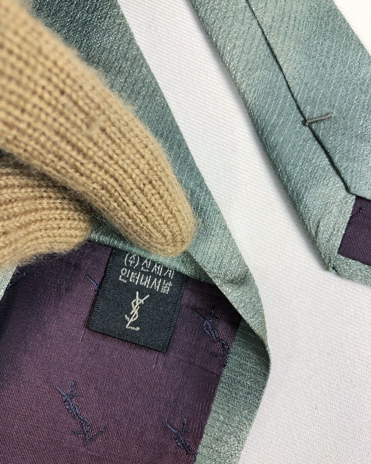 Yves Saint Laurent Rare Vintage Yves Saint Laurent YSL Silk Tie Size ONE SIZE - 8 Thumbnail
