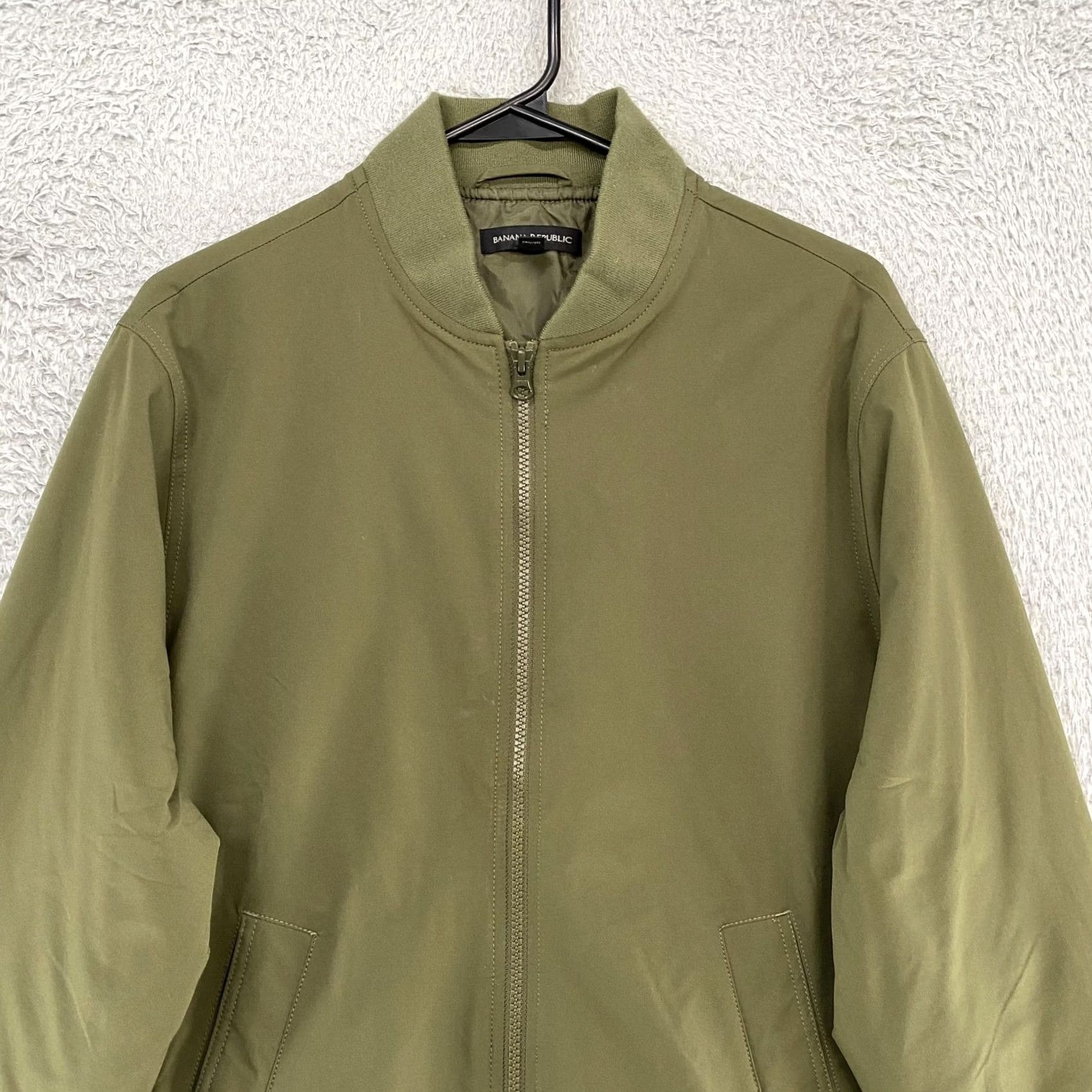Banana Republic VINTAGE Banana Republic Bomber Jacket Mens S Green Full Zip Insulated Lined Military Size US S / EU 44-46 / 1 - 2 Thumbnail