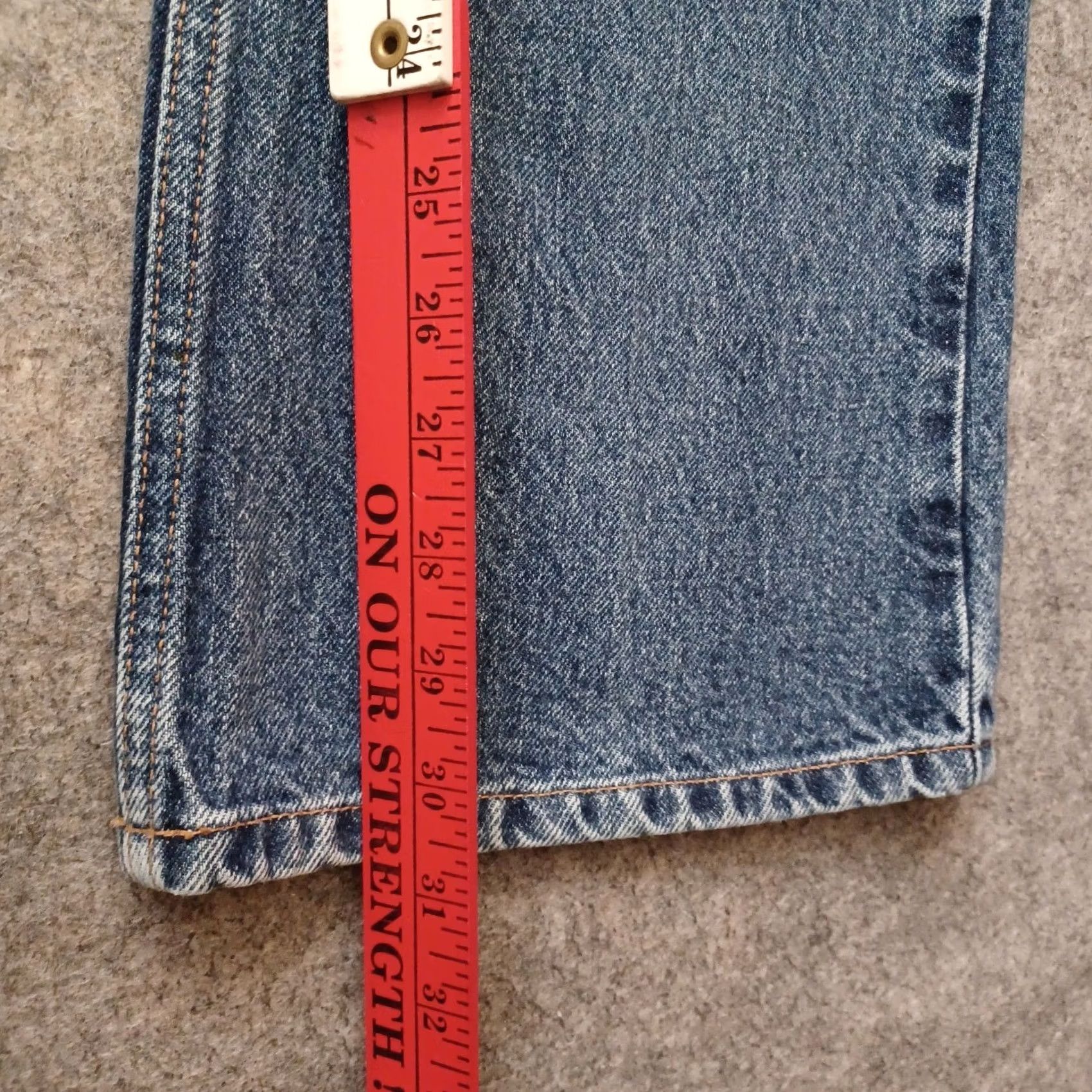 Bcbgmaxazria VINTAGE BCBGMAXAZRIA Jeans Womens 7/8R Denim Distressed Dark Wash Y2K Blue Jeans Women 30 Inseam 7/8R Bootcut Size 28" / US 6 / IT 42 - 5 Thumbnail