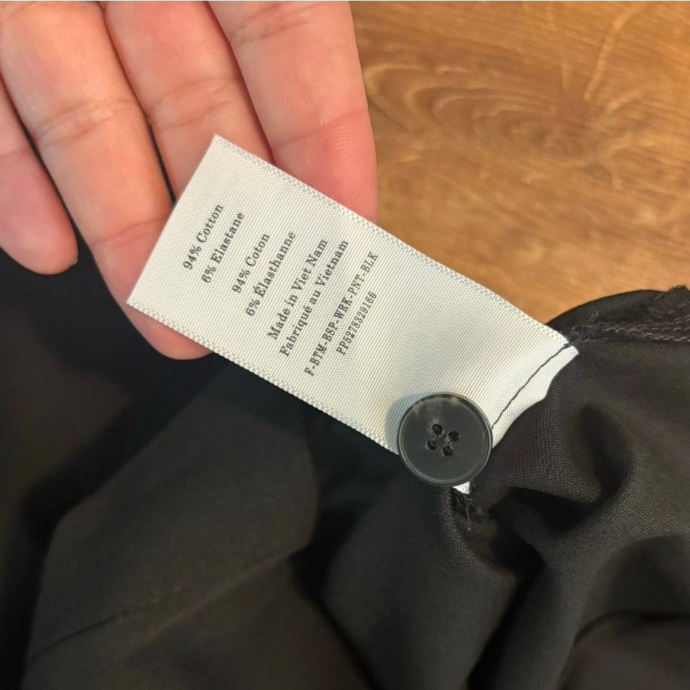 Everlane NWOT Everlane The Bi-Stretch Work Pant In Black Size 0 Size 25" / US 0 / IT 36 - 4 Thumbnail