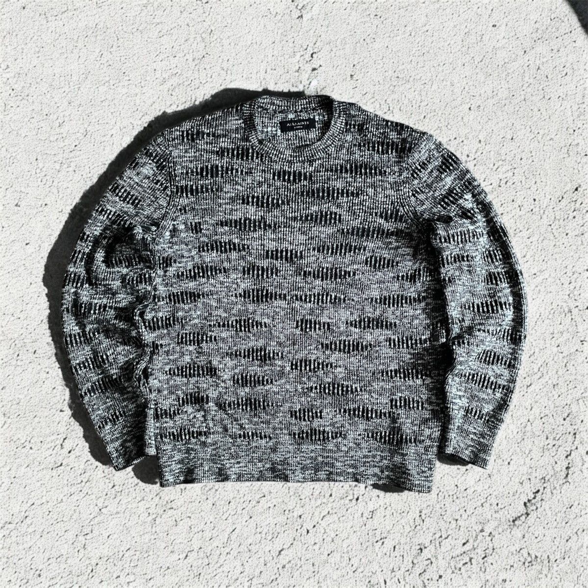 Allsaints × Designer ALLSAINTS KNIT SWEATER PULLOVER CREWNECK GRAY Casual Size US M / EU 48-50 / 2 - 1 Thumbnail