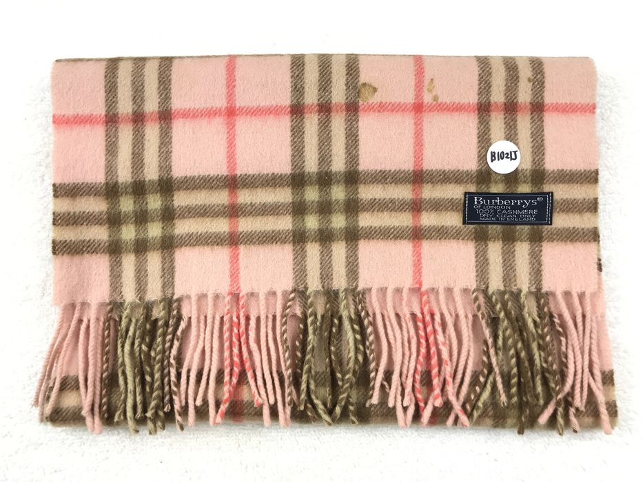 Vintage Vintage Burberry Scarf Muffler Wool Cashmere Novacheck