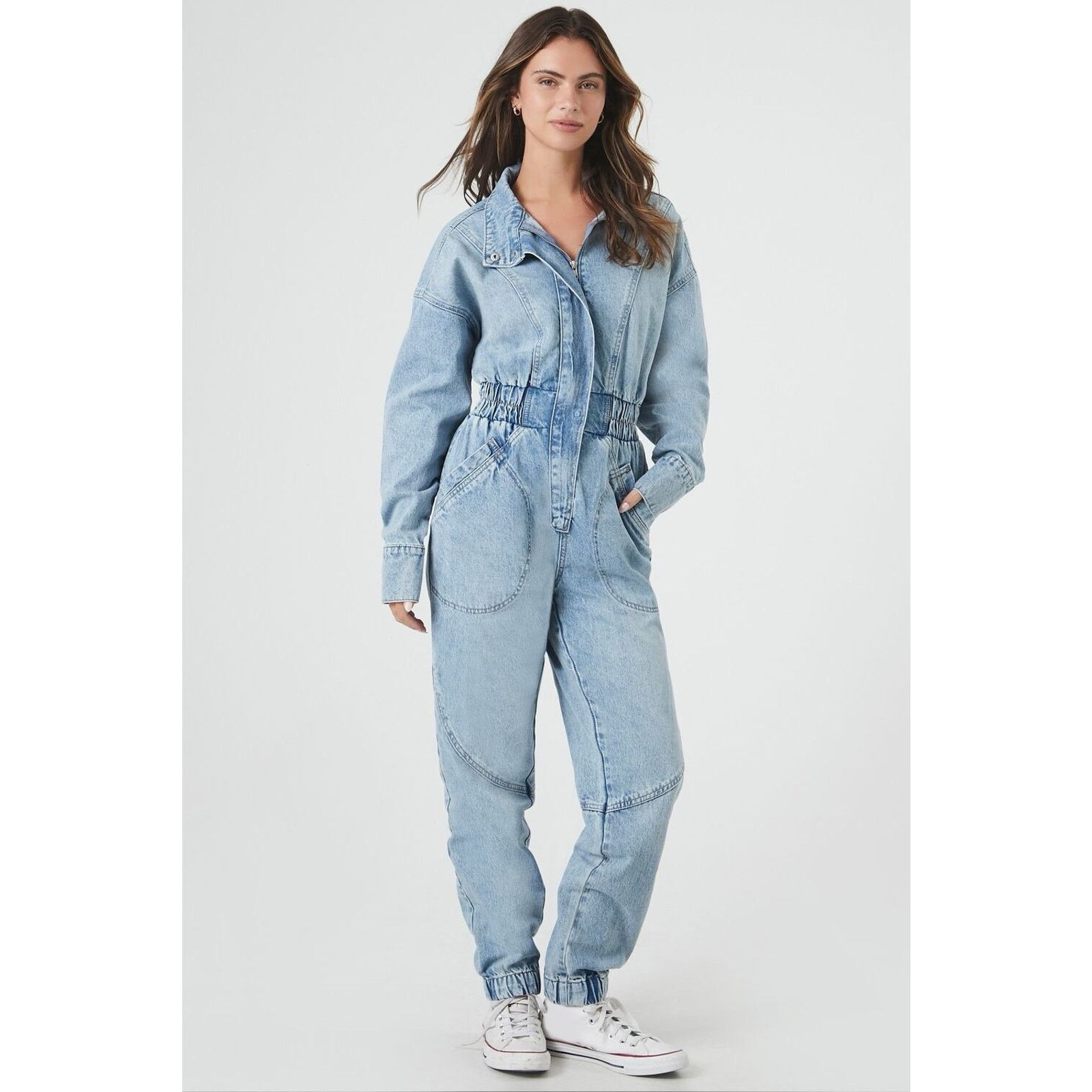 Forever 21 New w/tags Forever 21 Jumpsuit 3x Denim Boiler jumpSuit Size 42" / US 20 - 1 Thumbnail