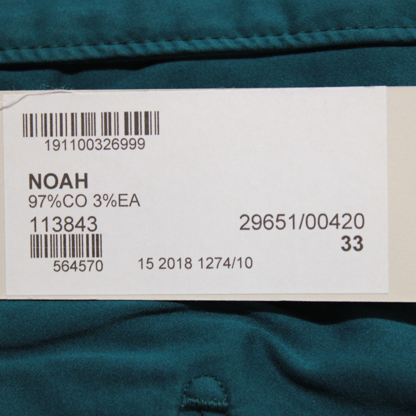 Zanella Zanella New with tags Chino Size 33 US In Blue Size US 33 - 4 Thumbnail