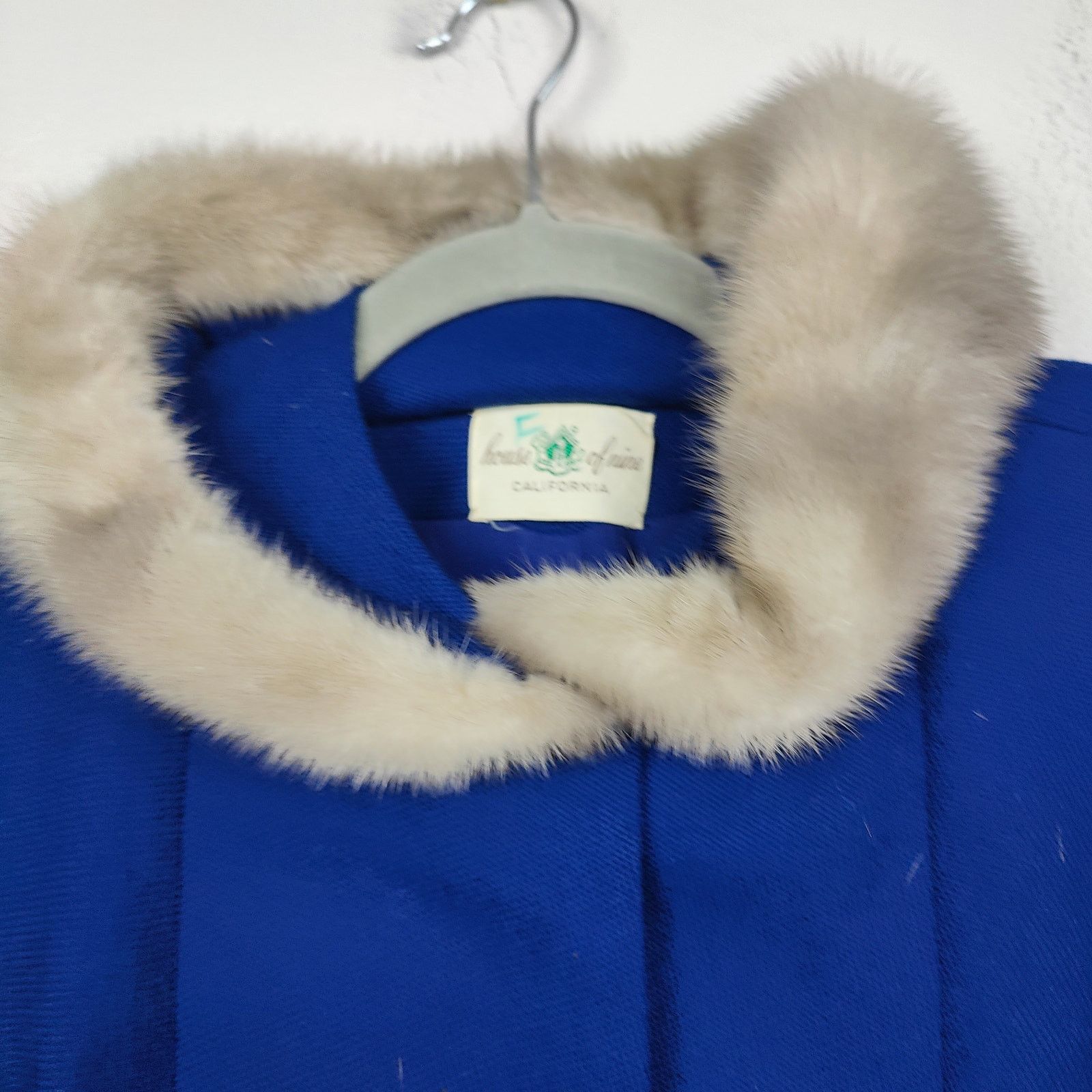 Other Vintage Hockanum Petit-Point Jacket Womens 6 Royal Blue Size M / US 6-8 / IT 42-44 - 4 Thumbnail