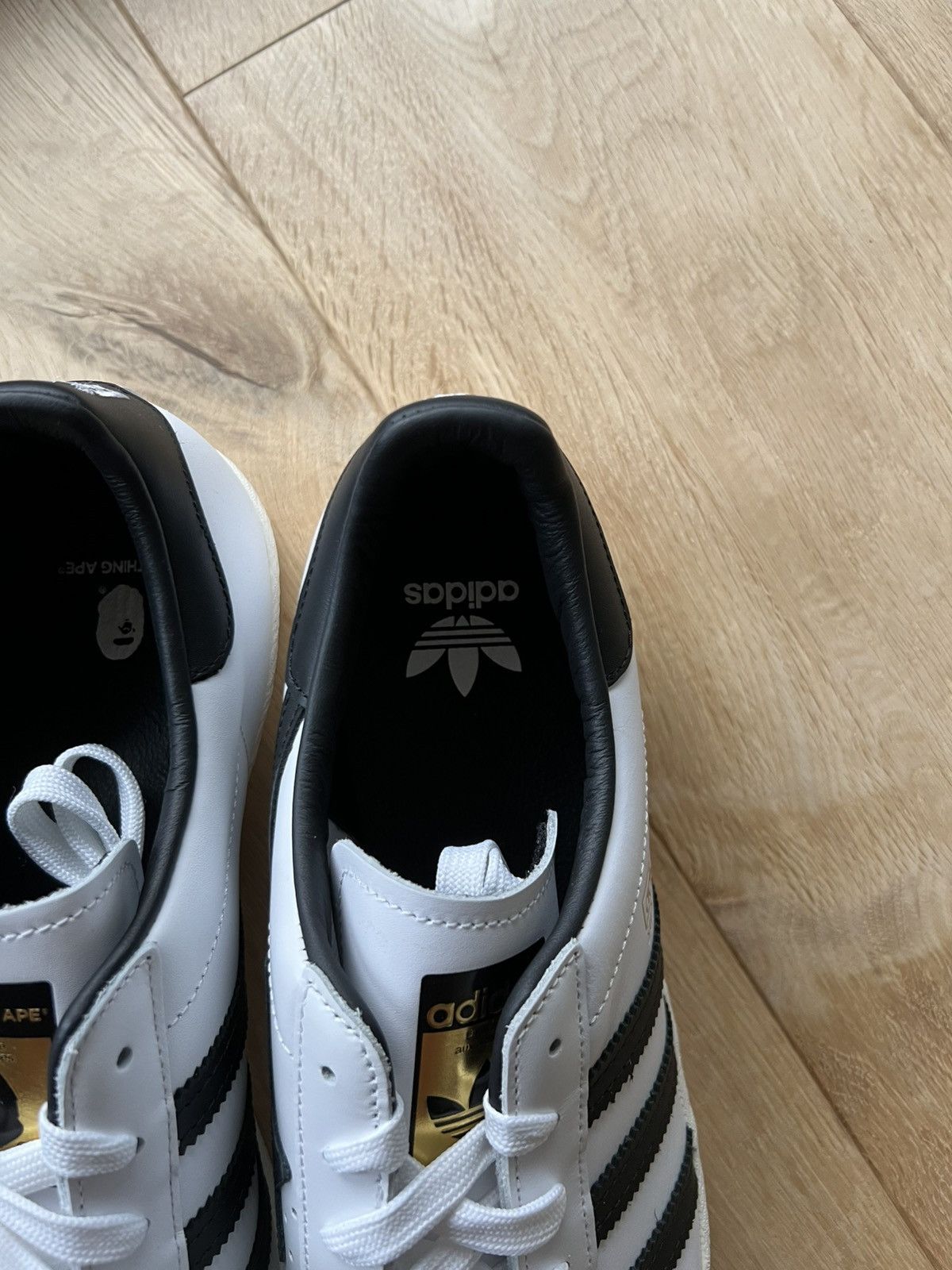 Adidas × Bape adidas Superstar 80s BAPE-Exclusive White Black_Deadstock Size US 11 / EU 44 - 10 Thumbnail