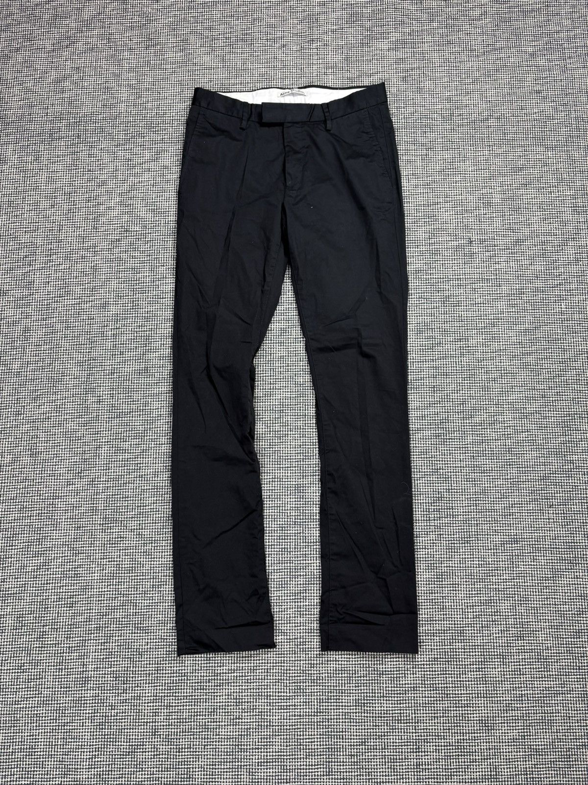 Acne Studios ACNE satin contrast trousers | Grailed