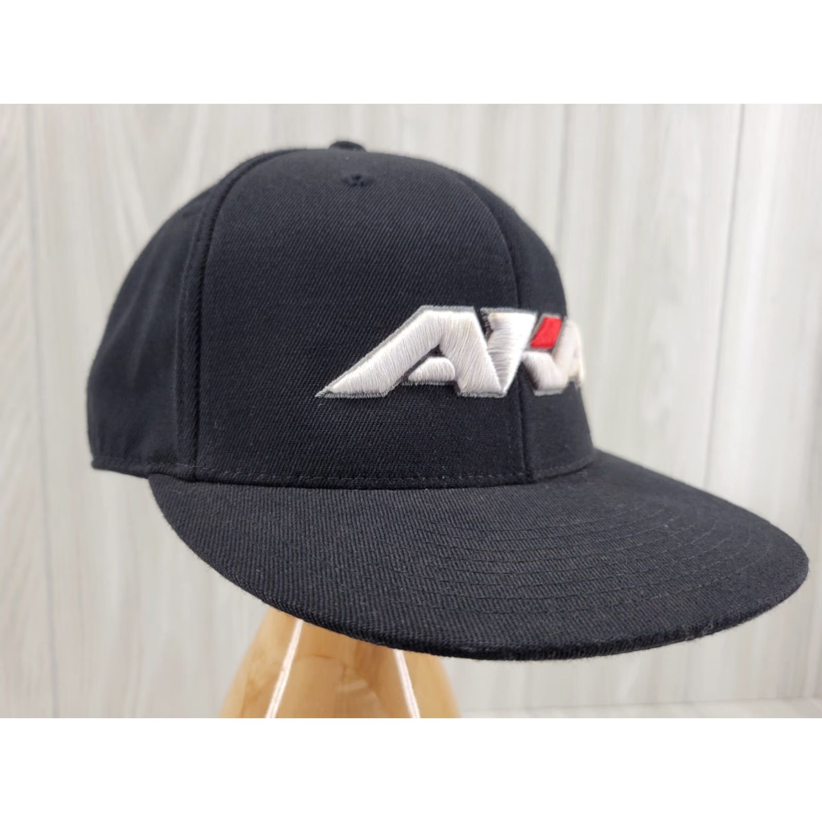 Vintage AKA RC Hobby Hat Black Fitted 7 1/4-7 5/8 Baseball Cap Men 7 1/4 Black Solid 210 Fitted BRC Size ONE SIZE - 4 Thumbnail