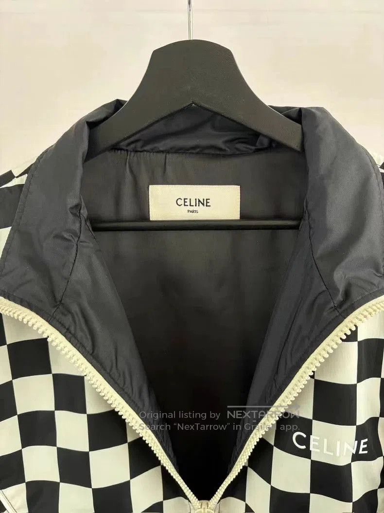 Celine Celine Checkerboard Zip Windbreaker. Size US XL / EU 56 / 4 - 3 Thumbnail