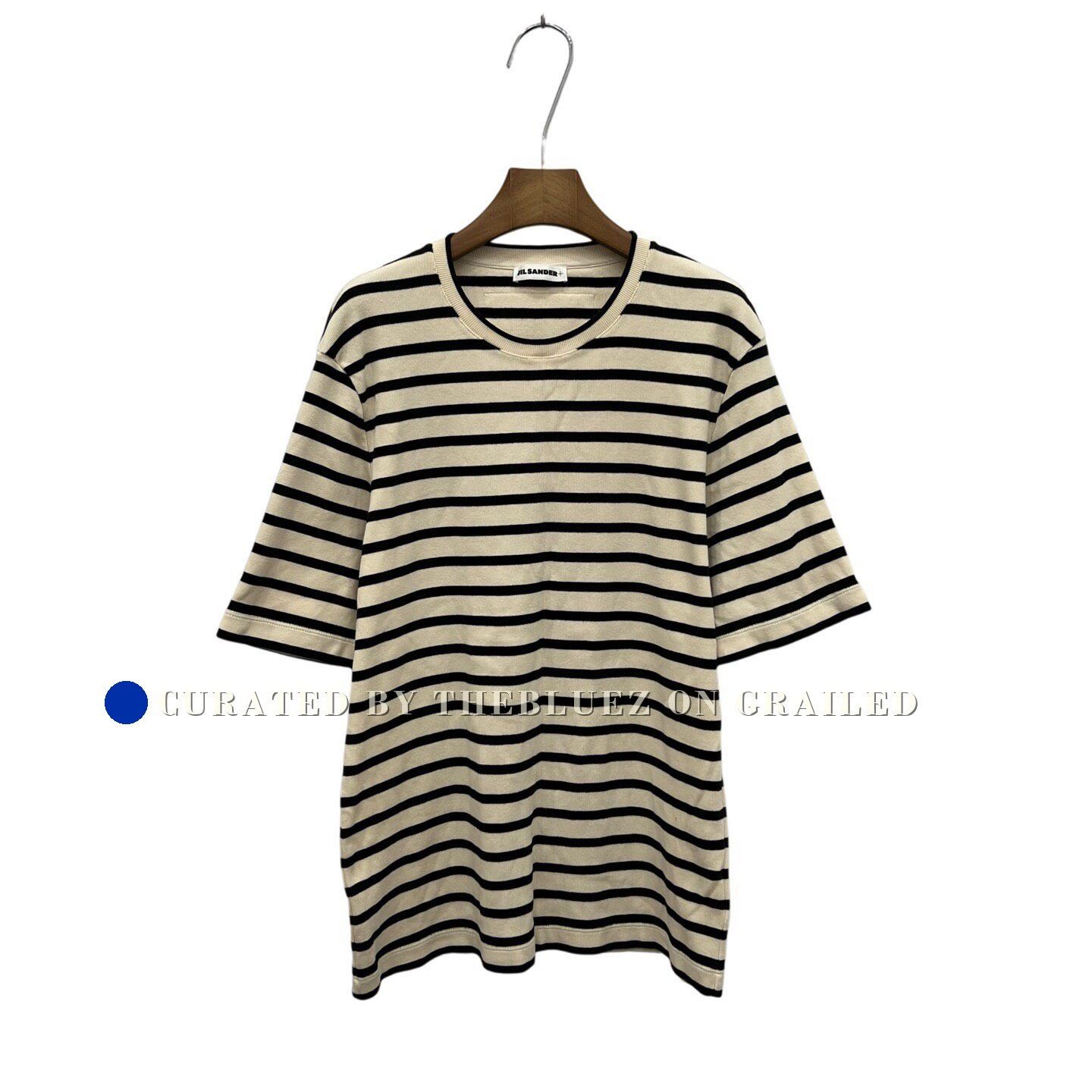 Jil Sander Jil Sander Striped Short-Sleeve Top Size US L / EU 52-54 / 3 - 1 Thumbnail