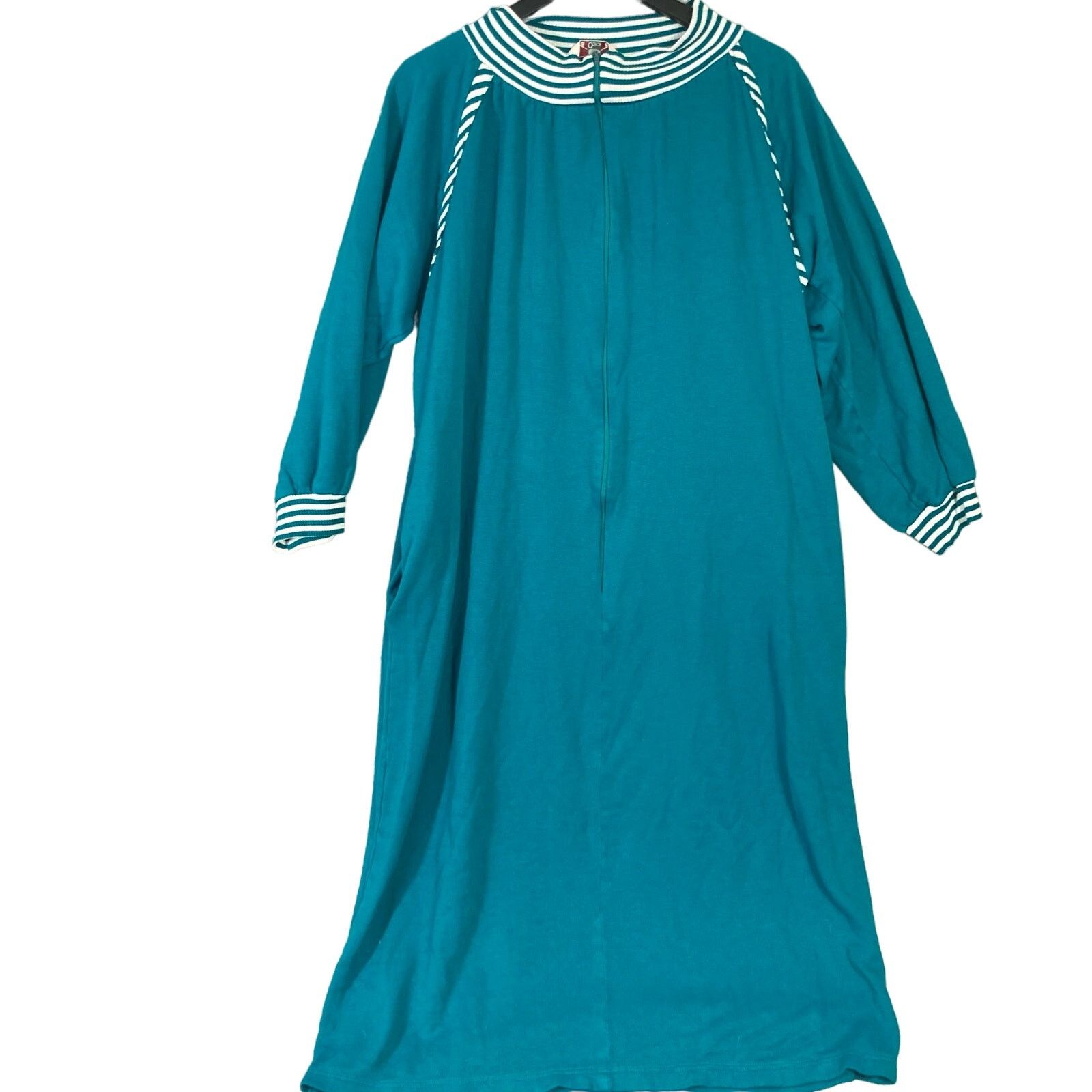 Orvis Vintage Orvis Women's Teal Green Robe L Beach Cover Up Size L / US 10 / IT 46 - 1 Thumbnail