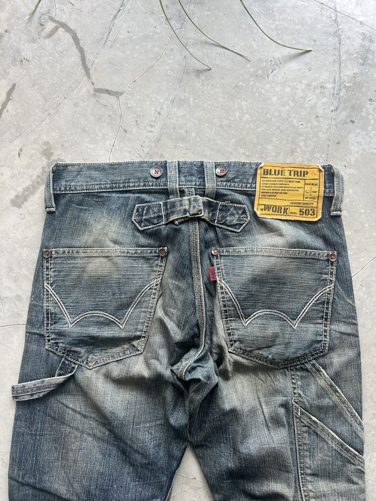 Edwin Edwin Blue Trip W30 Actual 32x31 Carpenter Jeans Size US 30 / EU 46 - 1 Thumbnail