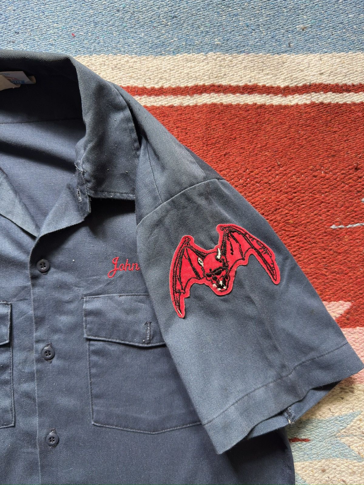 Dickies × Vintage Vintage 1980s Dickies Workshirt Size US L / EU 52-54 / 3 - 3 Thumbnail