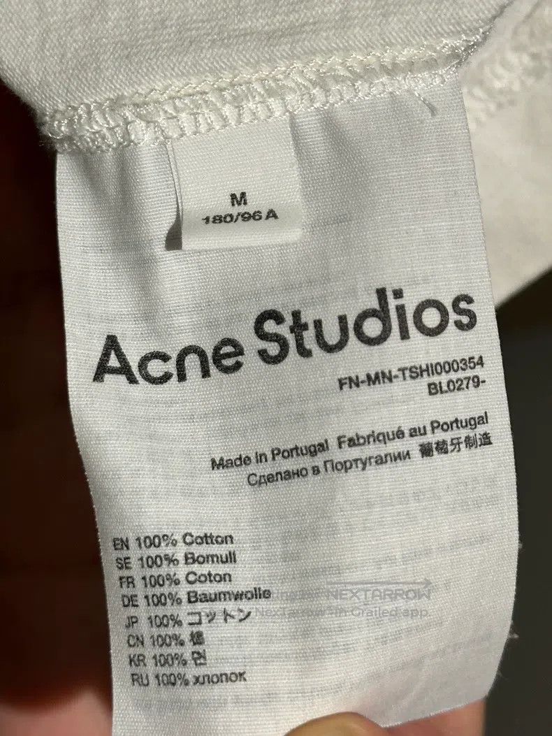 Acne Studios Acne Studios Logo Sweatshirt, White Size US M / EU 48-50 / 2 - 5 Thumbnail