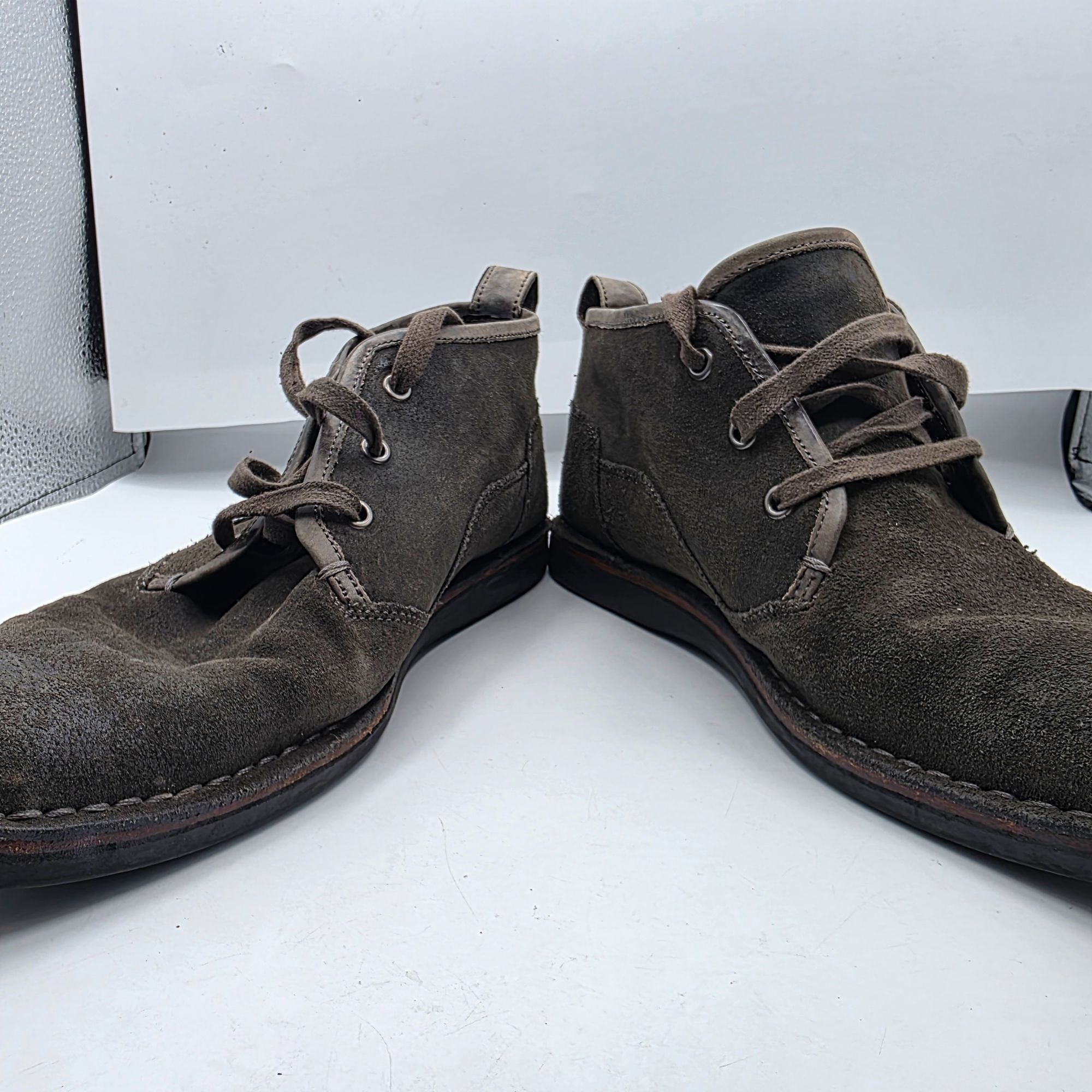 John Varvatos John Varvatos Star USA Mens Chukka Lace Up Boots Gray Size 1 Size US 10 / EU 43 - 3 Thumbnail
