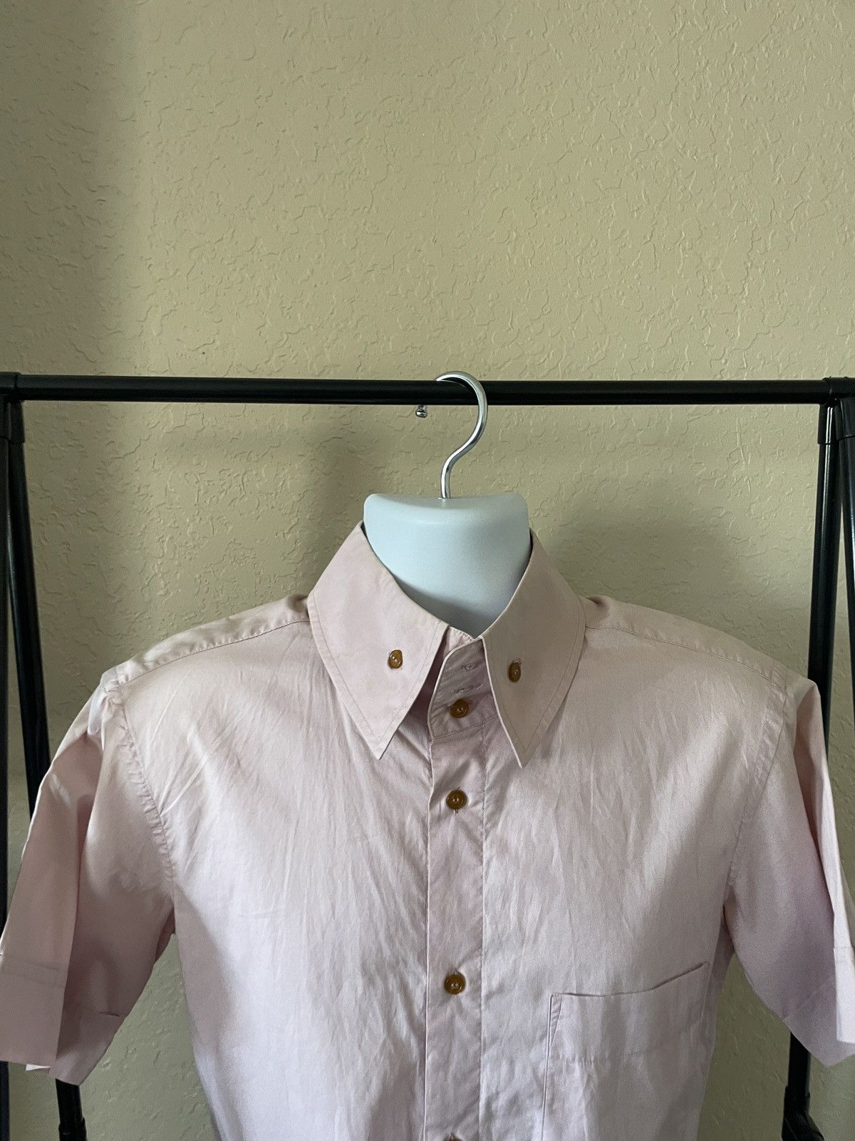 Vivienne Westwood Wide Collar Button down SlimFit SS shirt Size US M / EU 48-50 / 2 - 3 Thumbnail
