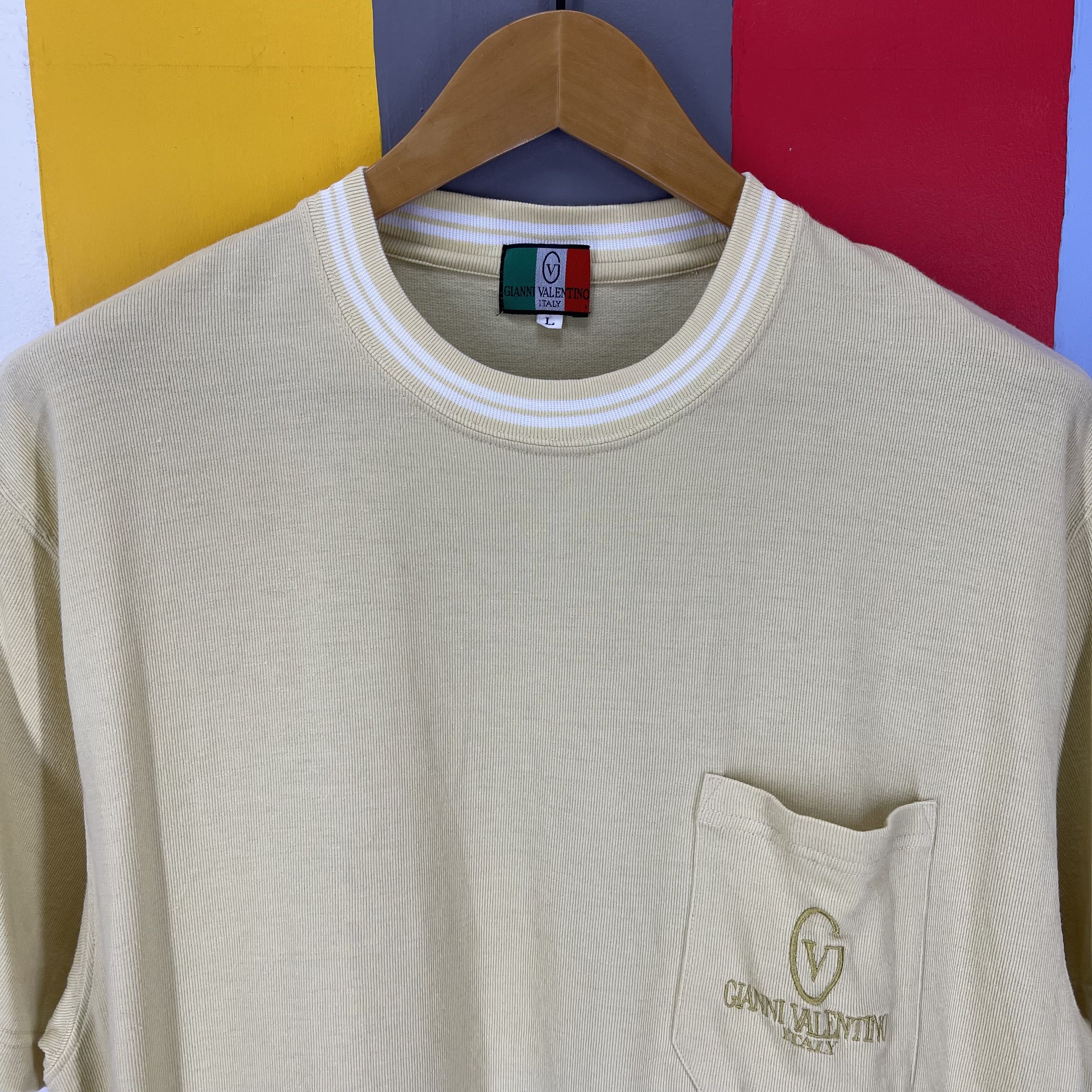 Gianni Valentino GIANNI VALENTINO Single Pocket T Shirt #1762/07 Size US L / EU 52-54 / 3 - 2 Thumbnail