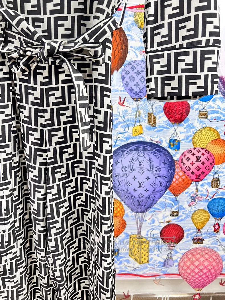Fendi Fendi Black and white all-over print floral dress Size XXS / US 00 / IT 34 - 5 Thumbnail