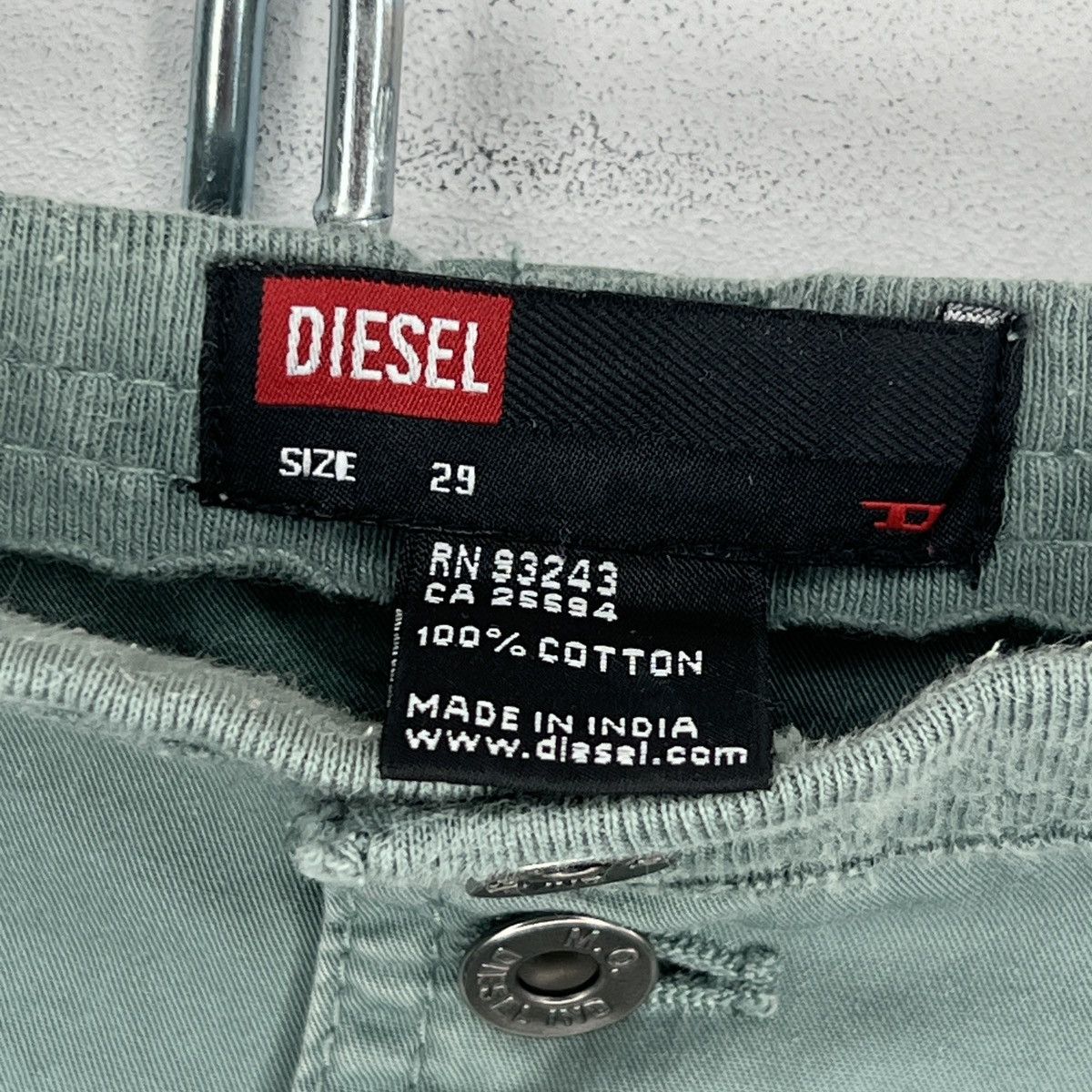 Diesel Vintage mini skirts Diesel y2k Distressed baggy Japan style Size 29" - 6 Thumbnail