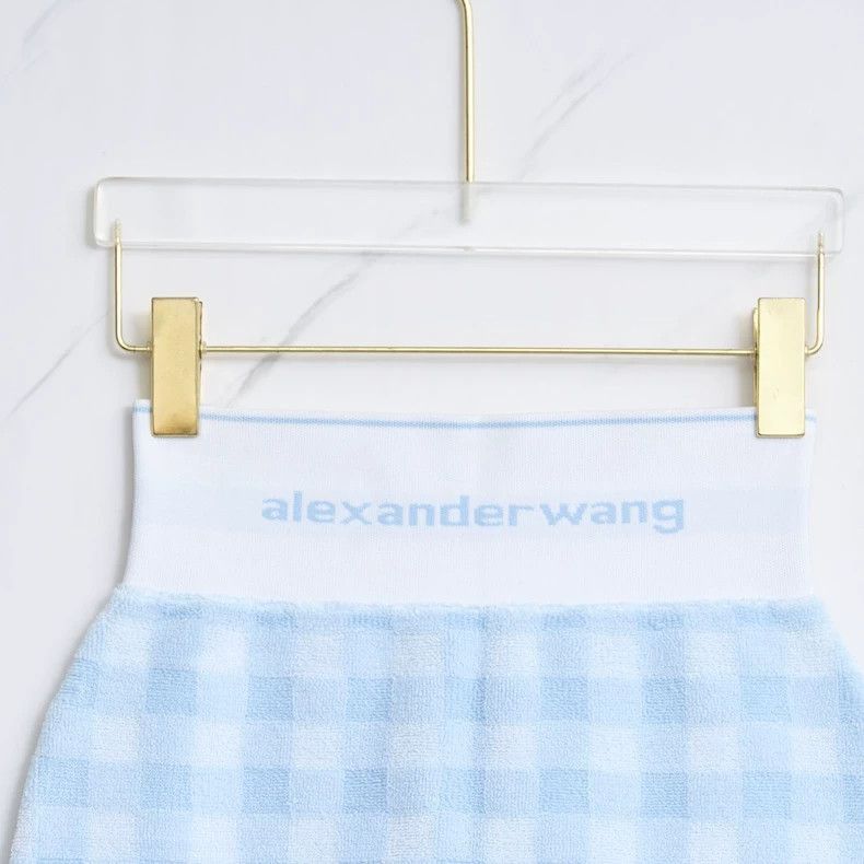 Alexander Wang Alexander Wang Plaid Logo Mini Skirt- Size 24" / US 00 / IT 34 - 2 Thumbnail