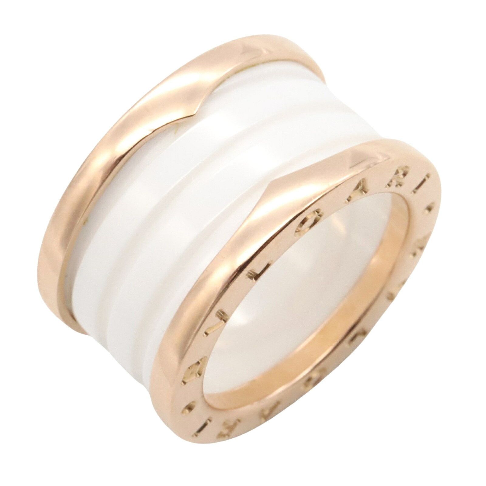 Bvlgari Bvlgari BVLGARI B-zero1 Au750 Ceramic Ring Size 9 Ceramic Ring DUTY FREE for USA Size ONE SIZE - 1 Thumbnail
