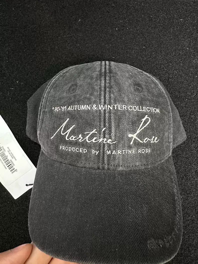 Other Martine Rose embroidered wash to make old cap -2507 Size ONE SIZE - 3 Thumbnail