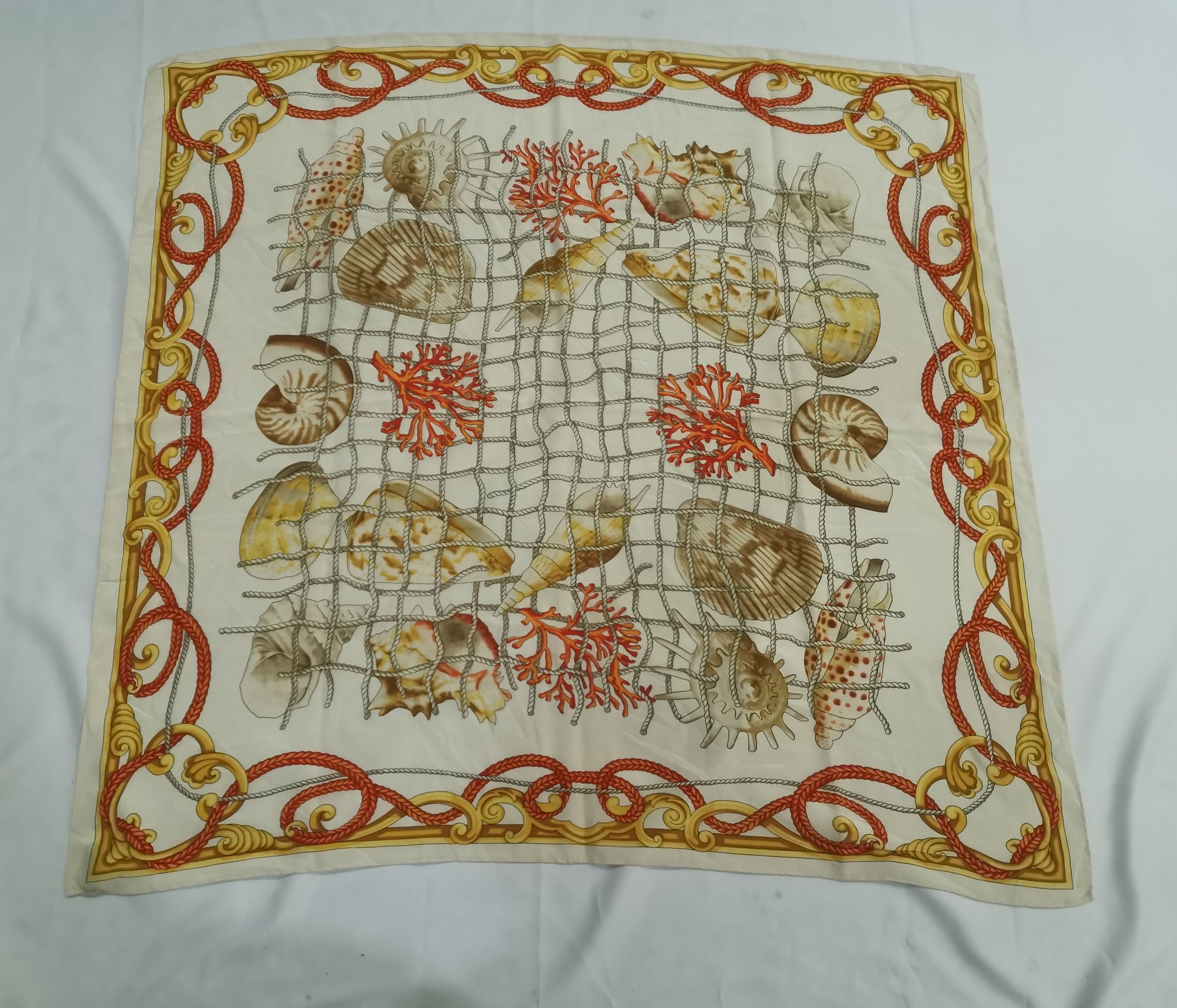 Vintage Rare vintage Italian designer scarves luxury design Size ONE SIZE - 1 Thumbnail