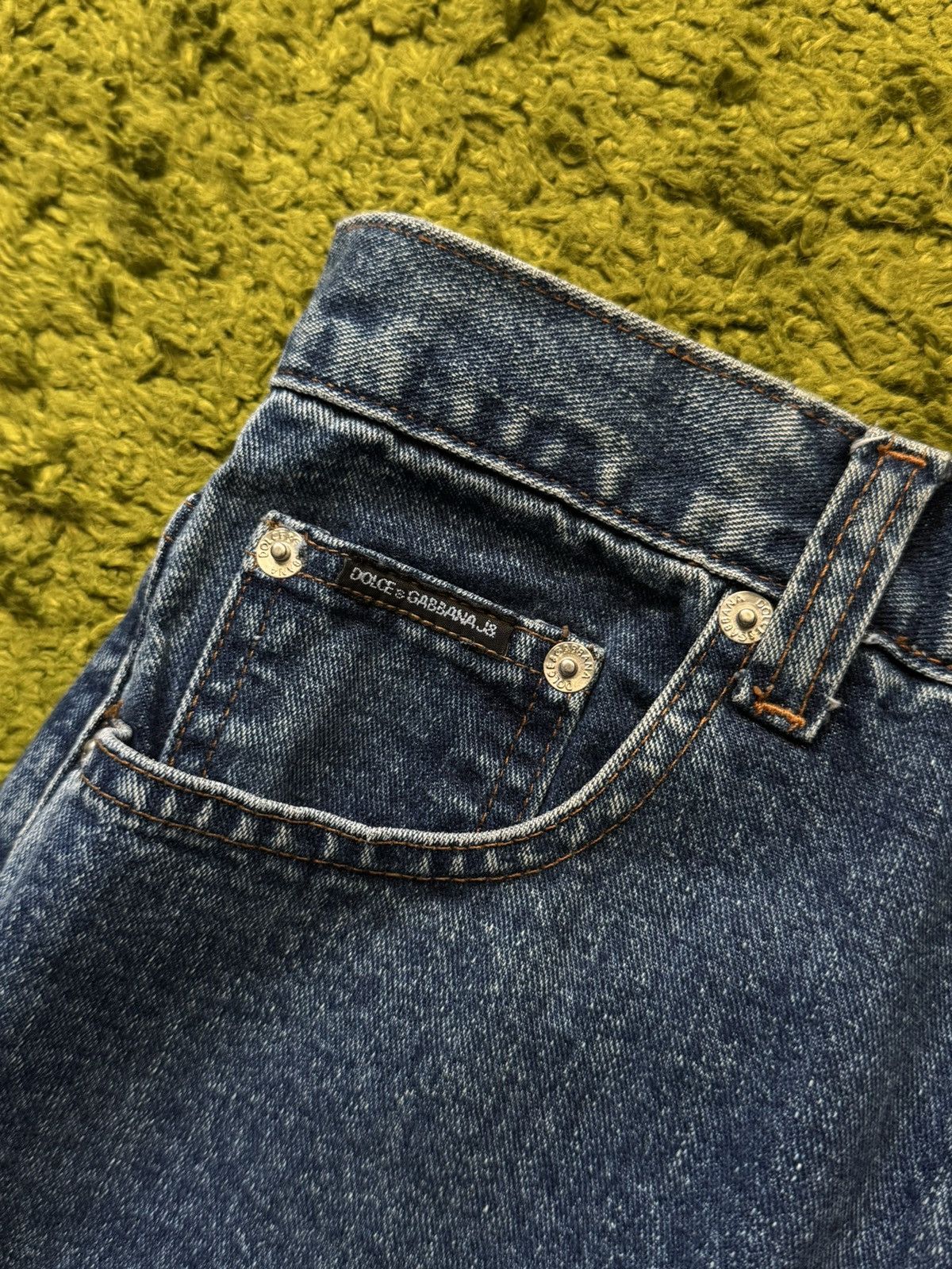 Dolce & Gabbana Dolce & Gabbana J&ANS 1990s vintage straight fit jeans pants Size 28" / US 6 / IT 42 - 4 Thumbnail