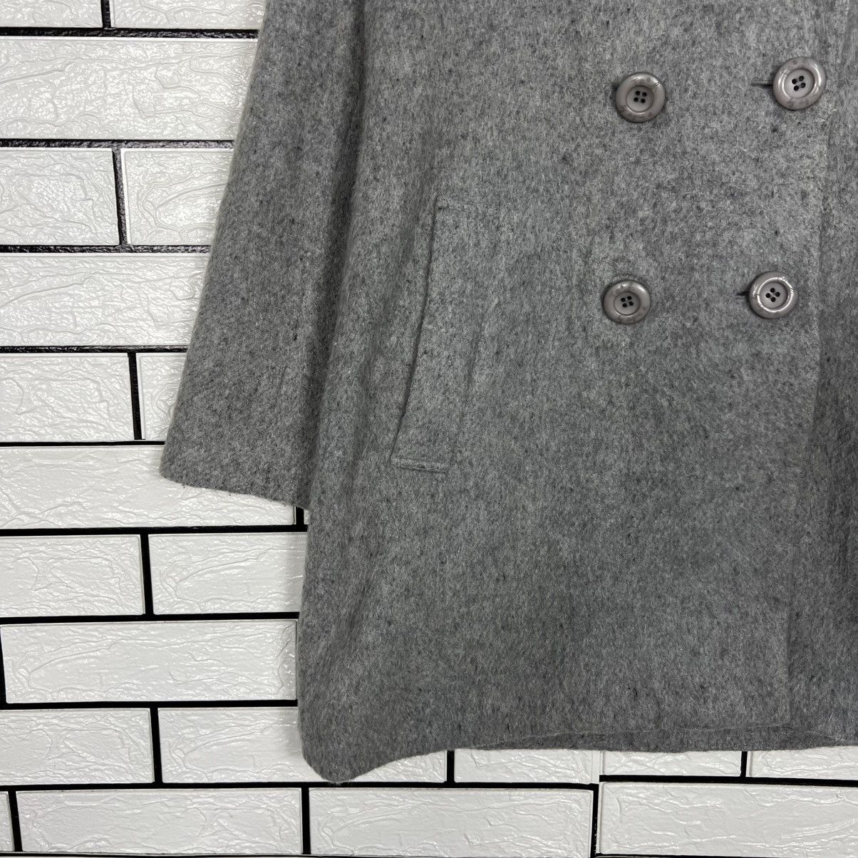 agnes b. agnes b. Double Breasted Overcoat Wool Blend #4135-C188 Size S / US 4 / IT 40 - 5 Thumbnail