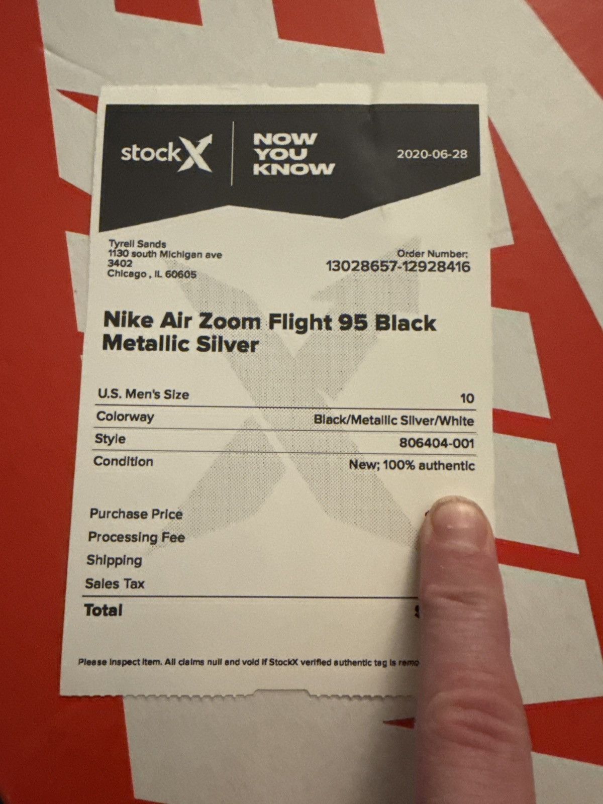 Nike Air Zoom Flight 95 SE Metallic Silver Size US 10 / EU 43 - 7 Thumbnail
