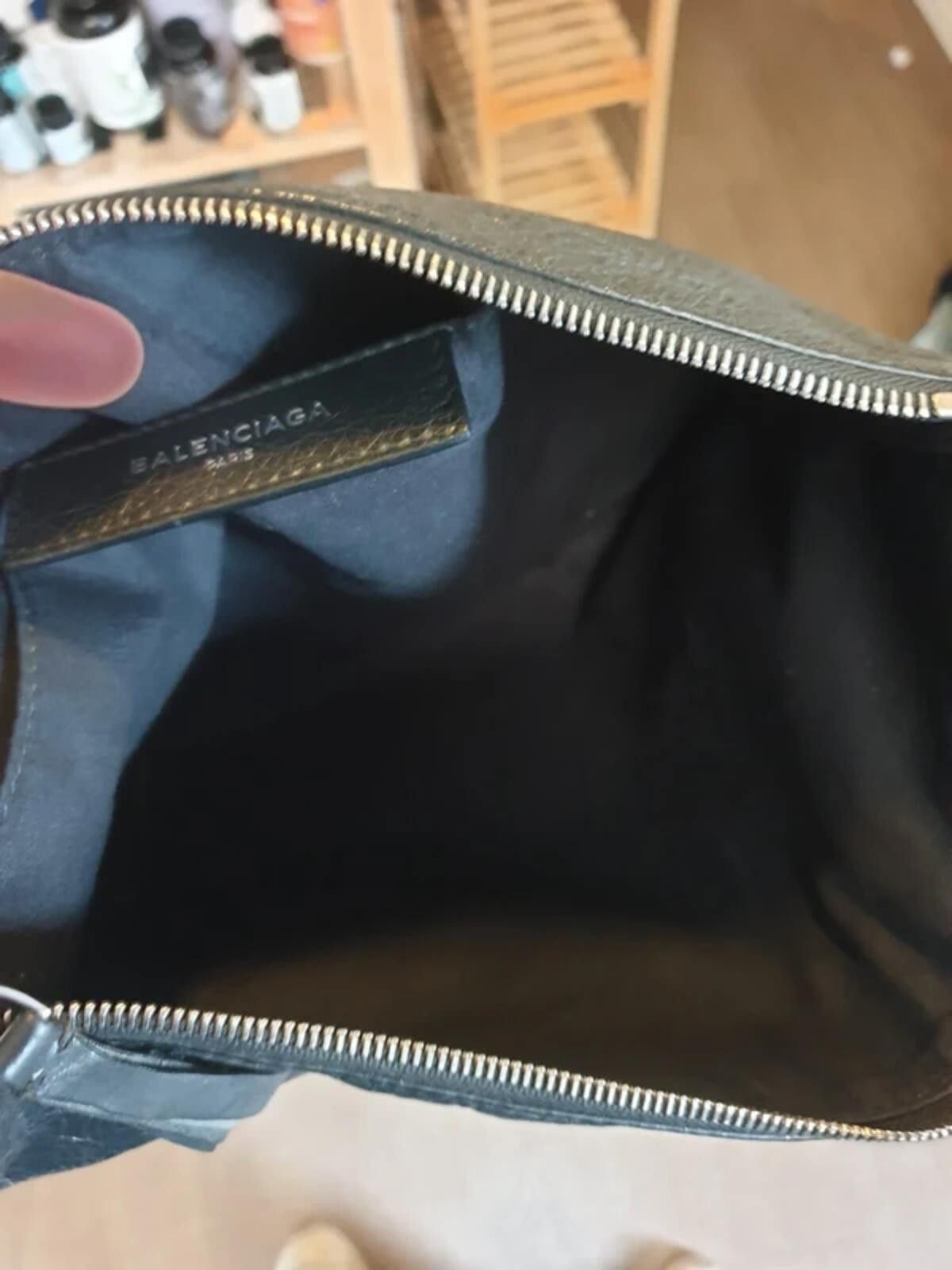 Balenciaga Balenciaga - SS18 Pouch Leather Black Size ONE SIZE - 3 Thumbnail