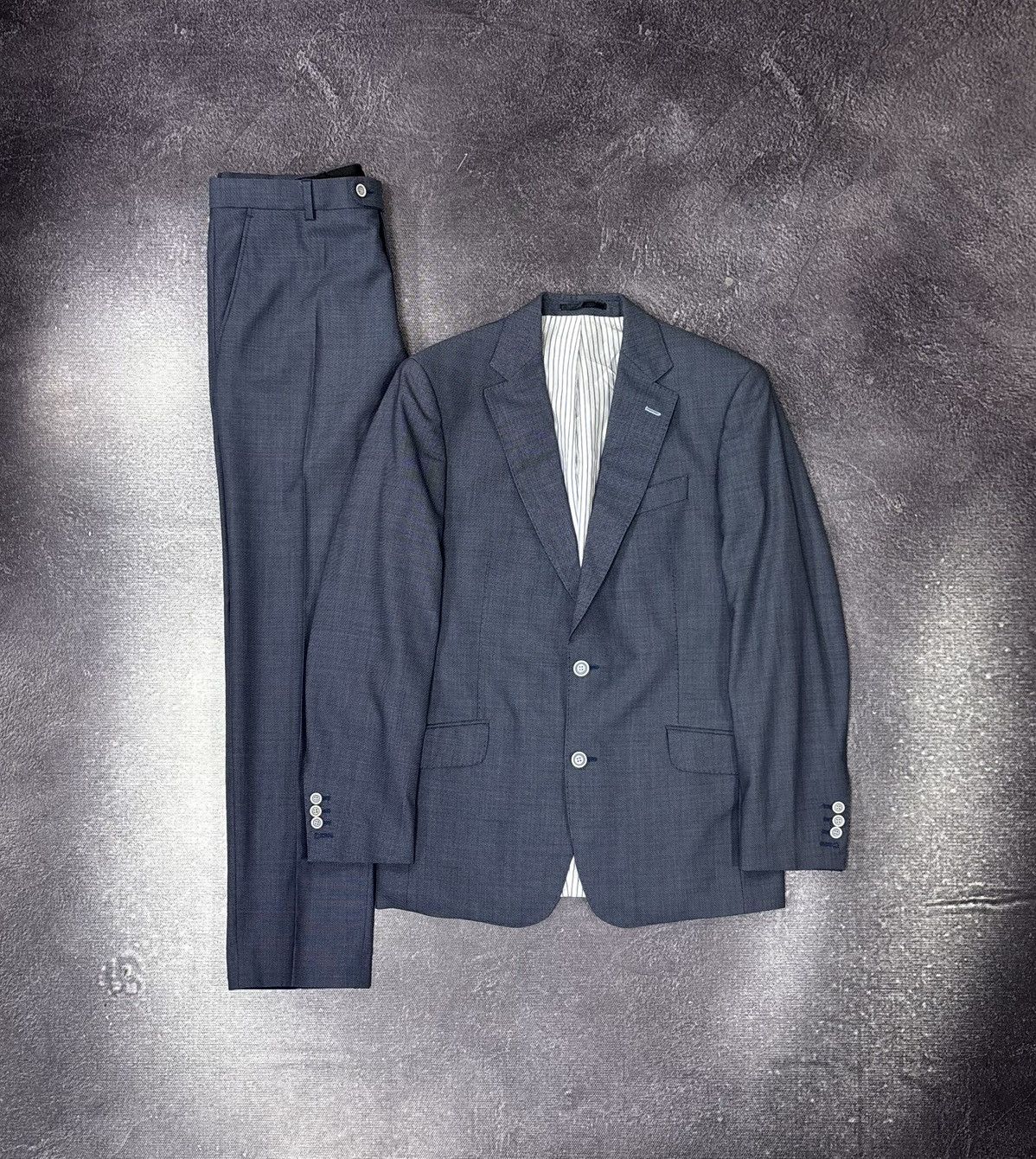 Vitale Barberis Canonico Thomas Baldwin Sartoriale Men’s VBC Super 140s Wool Suit Size 40R - 1 Thumbnail