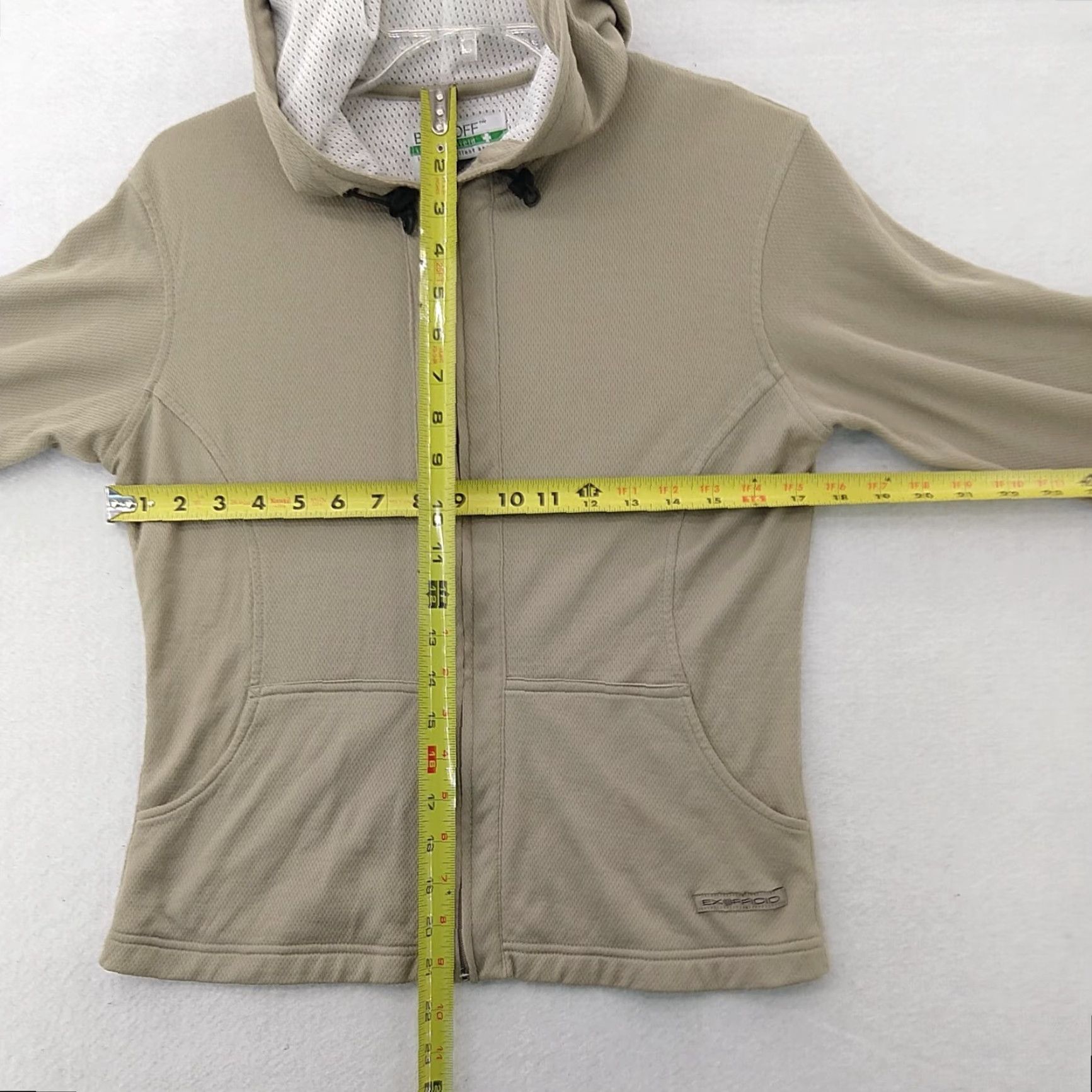 ExOfficio ExOfficio Buzz Off Long Sleeve Zip Front Hiking Shirt Women's XS Gray Thumbholes Size XS / US 0-2 / IT 36-38 - 4 Thumbnail