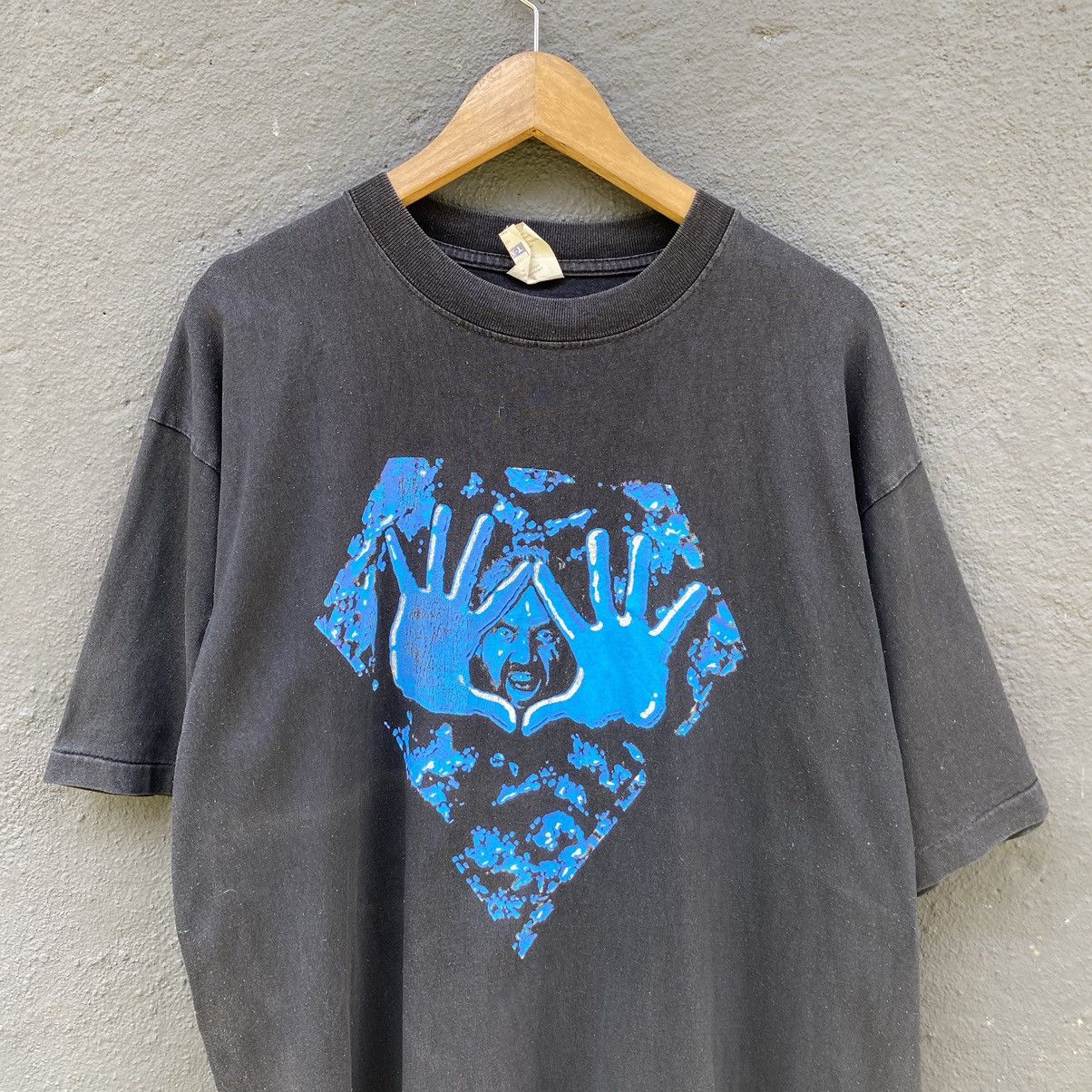 WWF Thrashed Faded Vintage 90s Diamond Dallas Page ERD GRUNGE T Size US XL / EU 56 / 4 - 2 Thumbnail